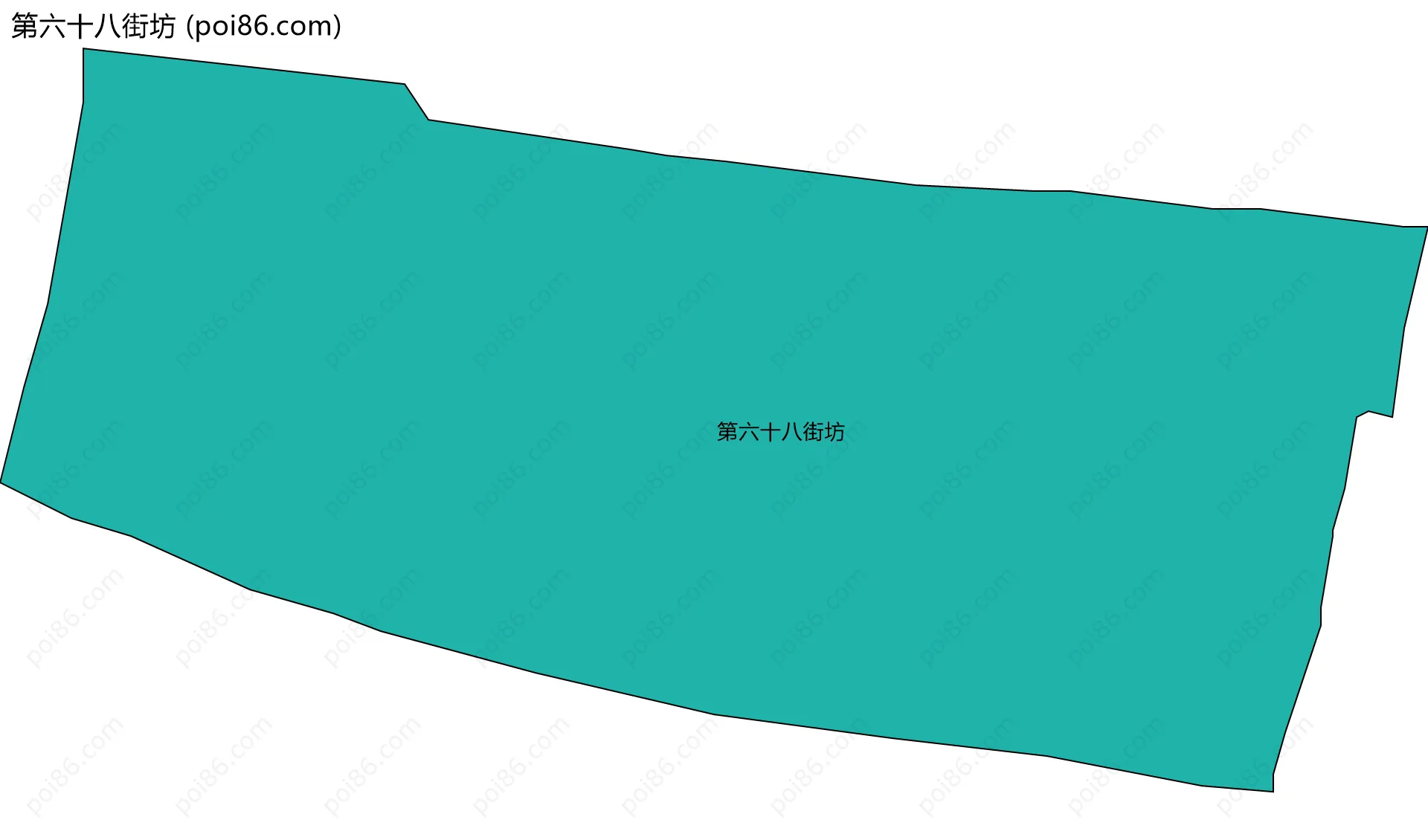 第六十八街坊边界地图