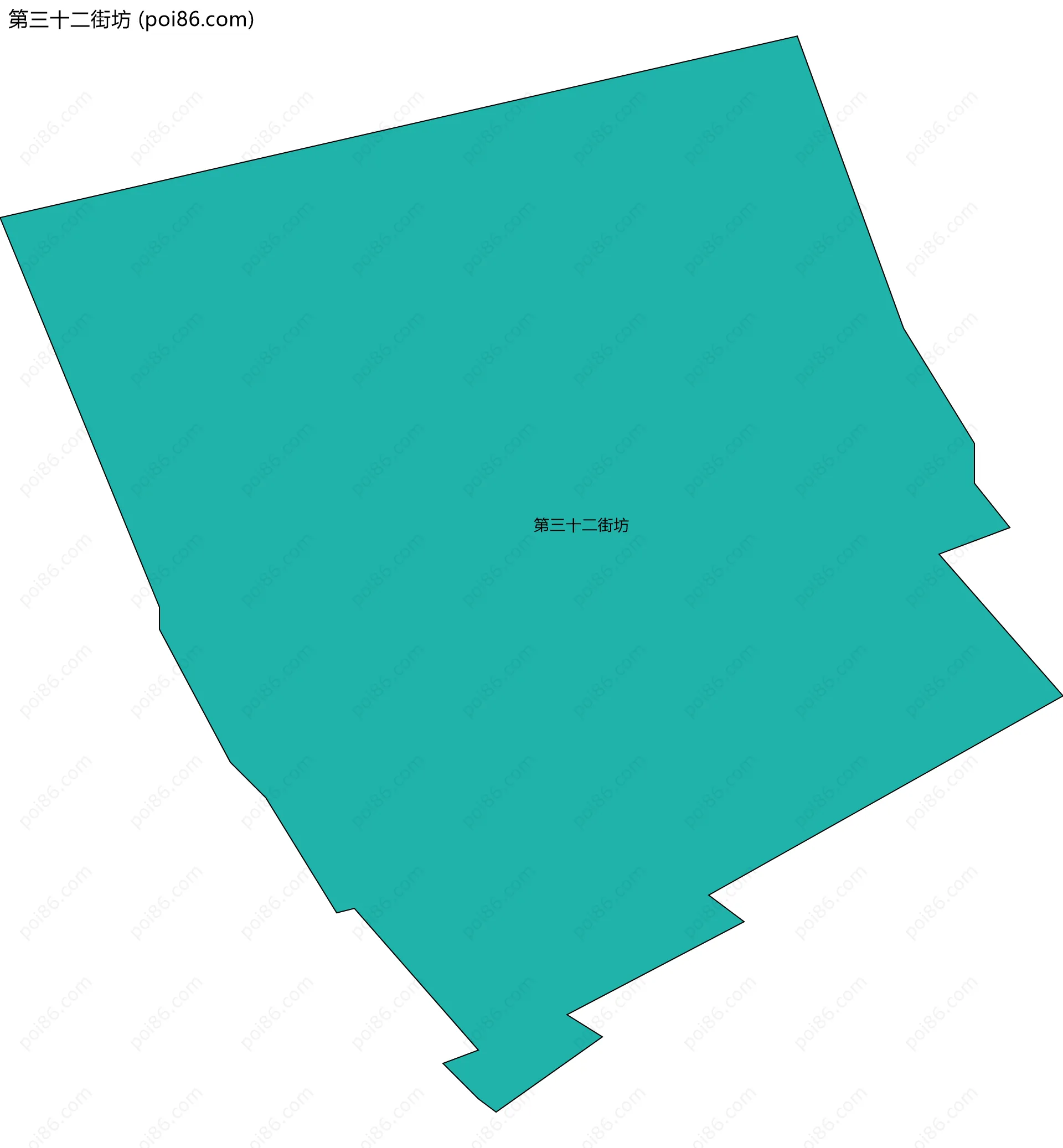 第三十二街坊边界地图