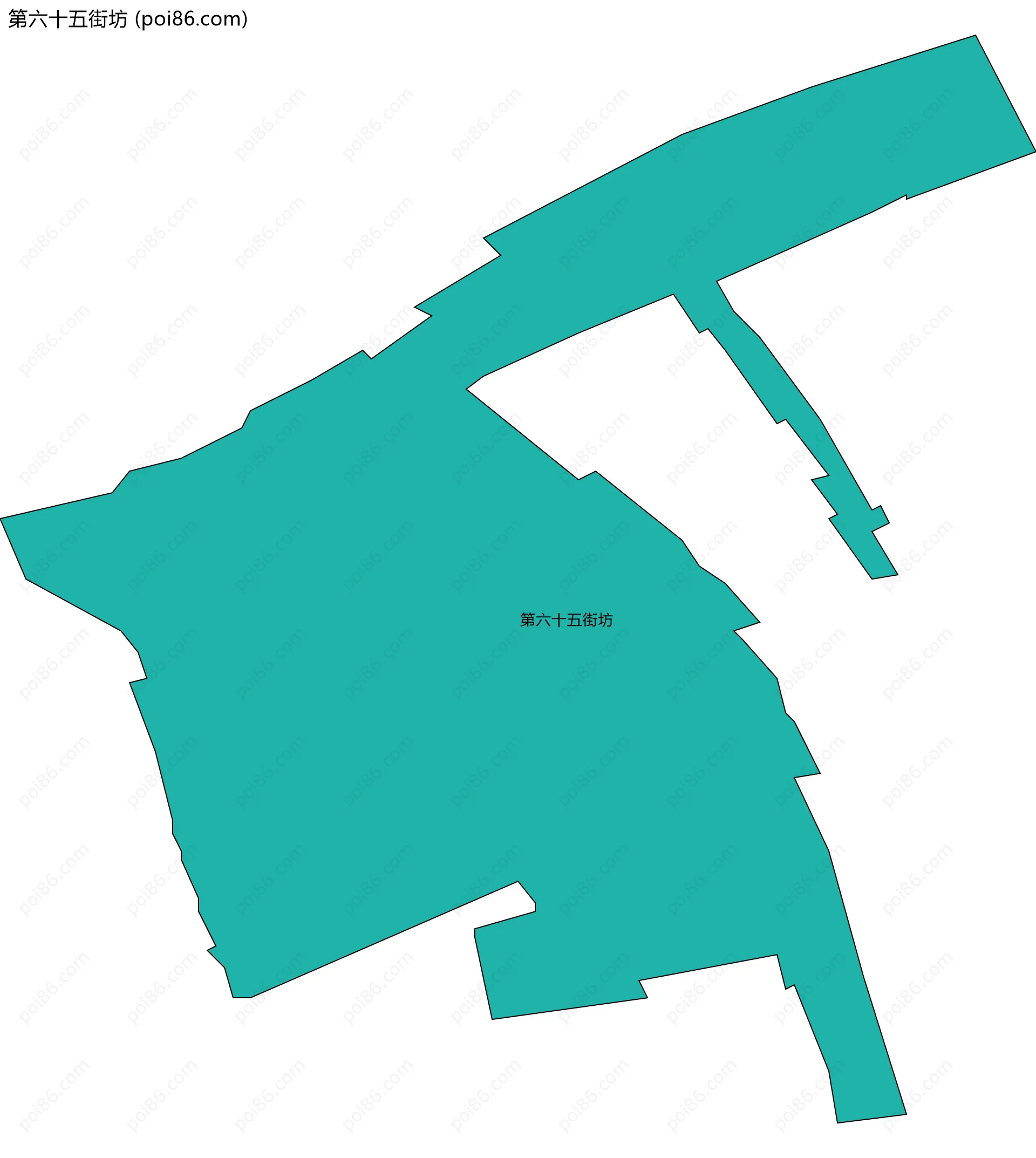 第六十五街坊边界地图