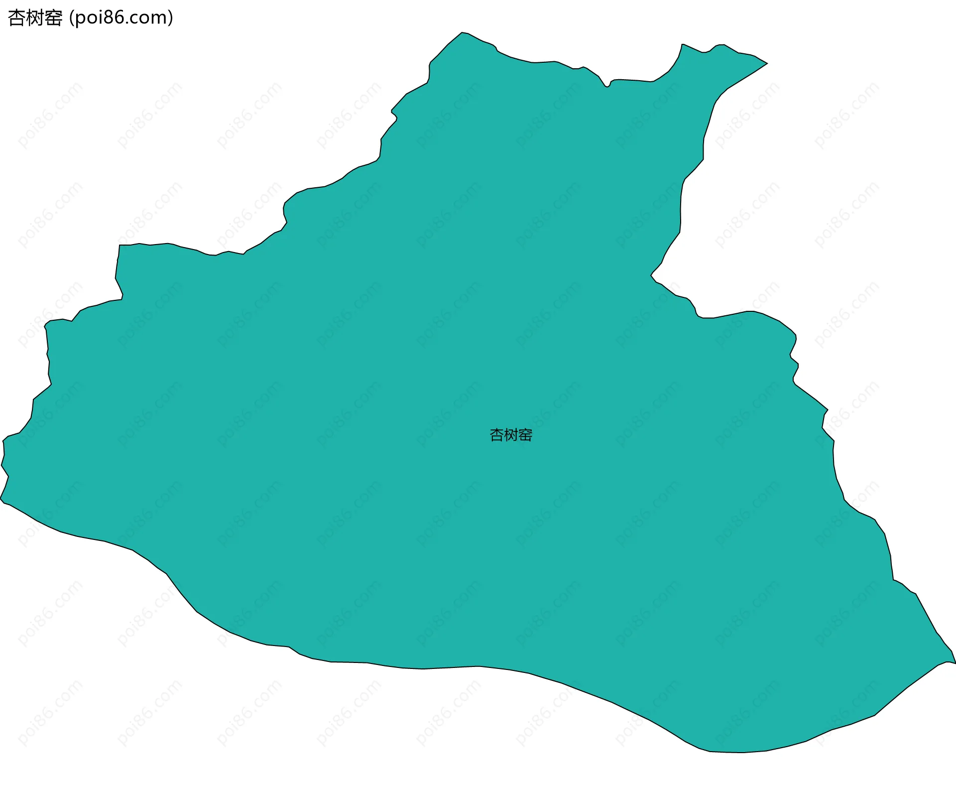 杏树窑边界地图