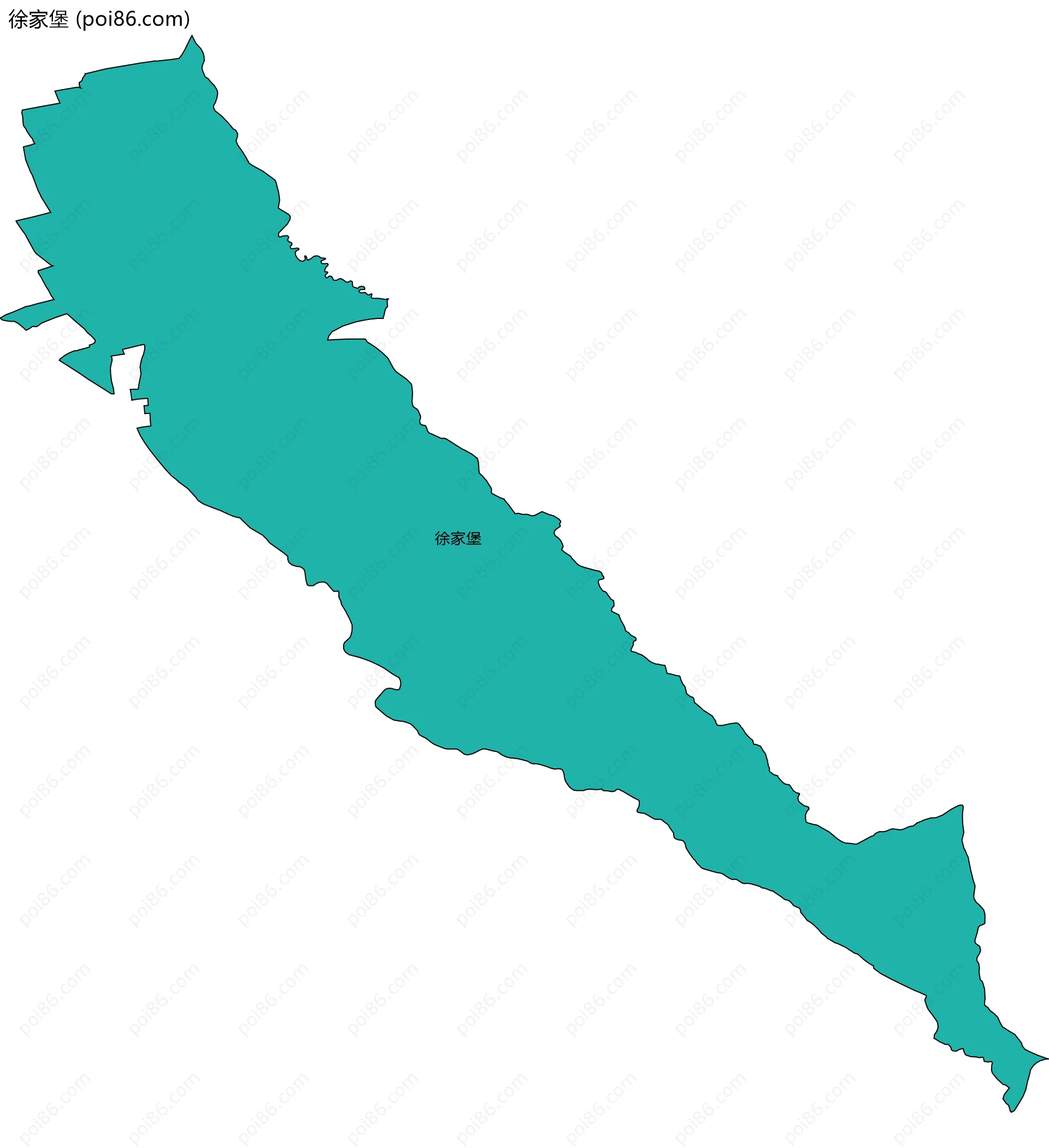 徐家堡边界地图