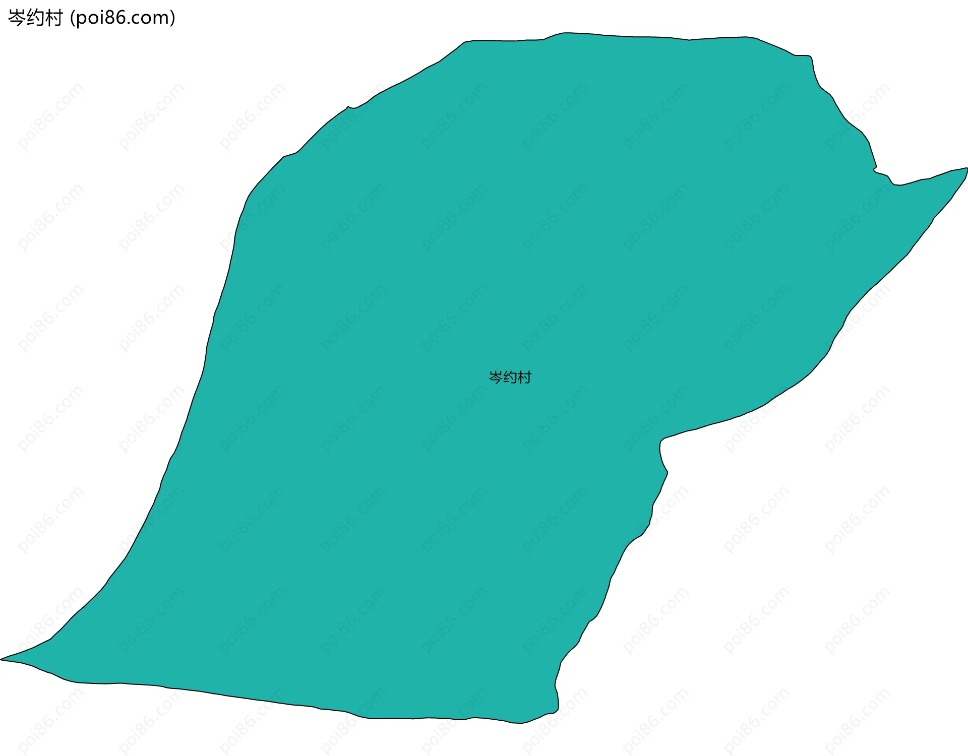 岑约村边界地图