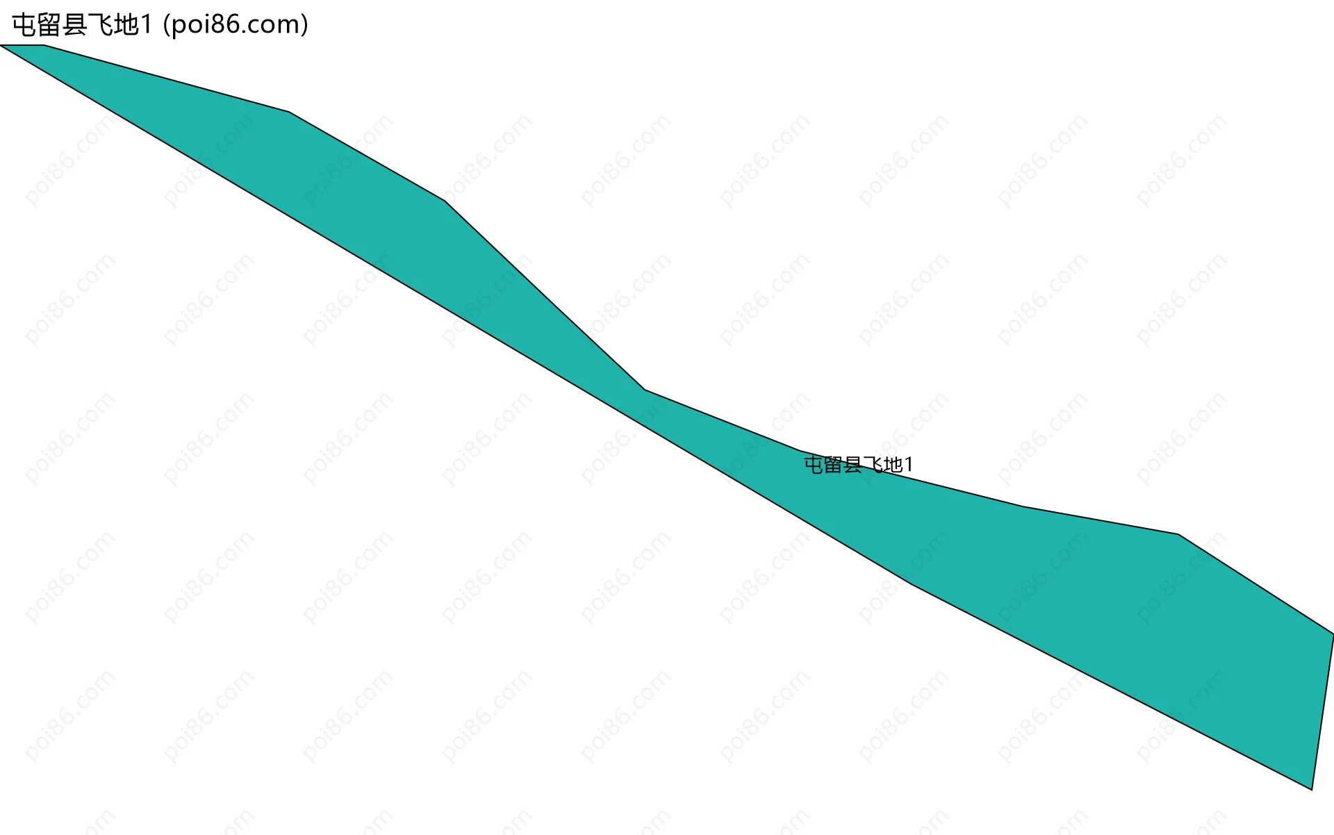 屯留县飞地1边界地图
