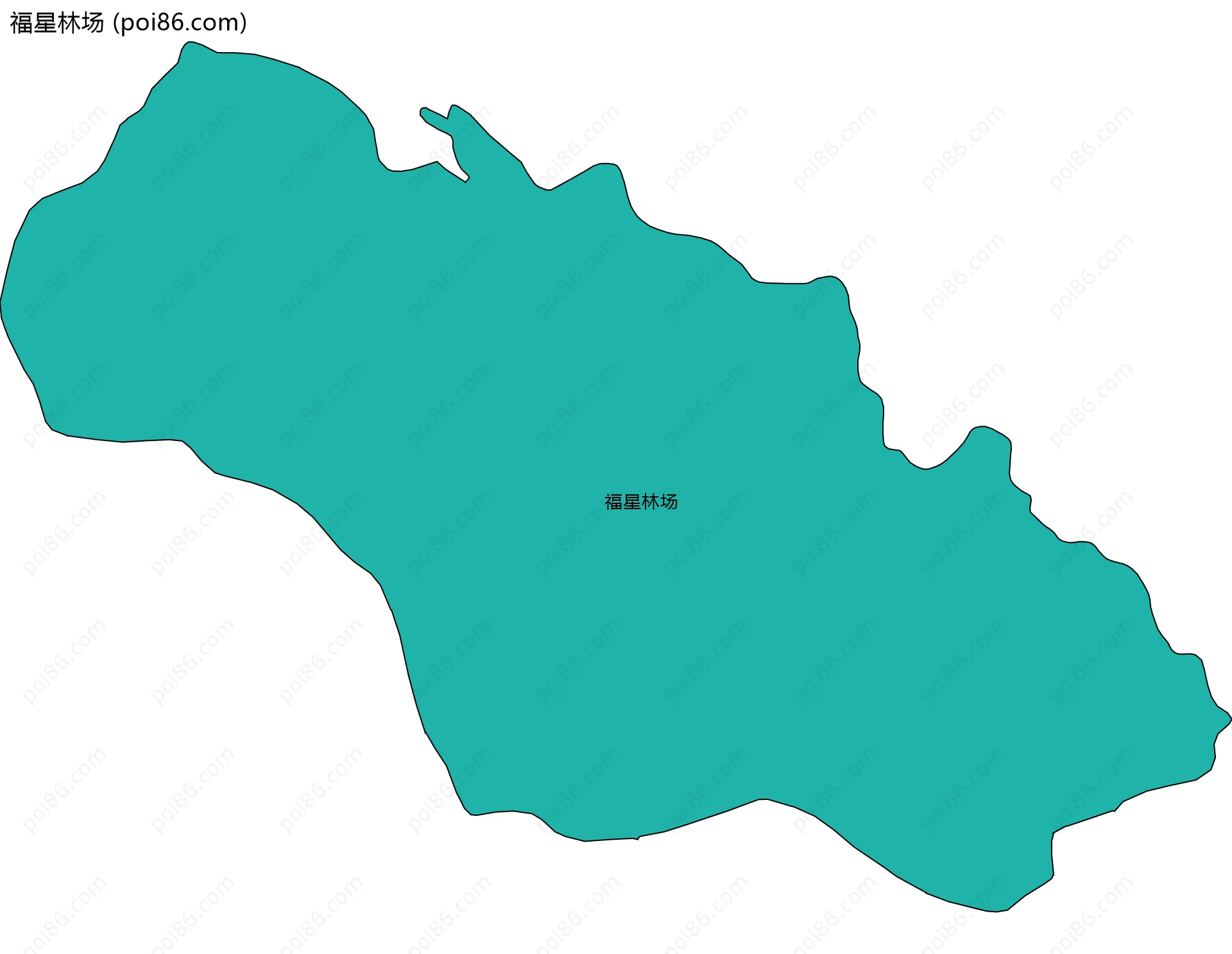 福星林场边界地图