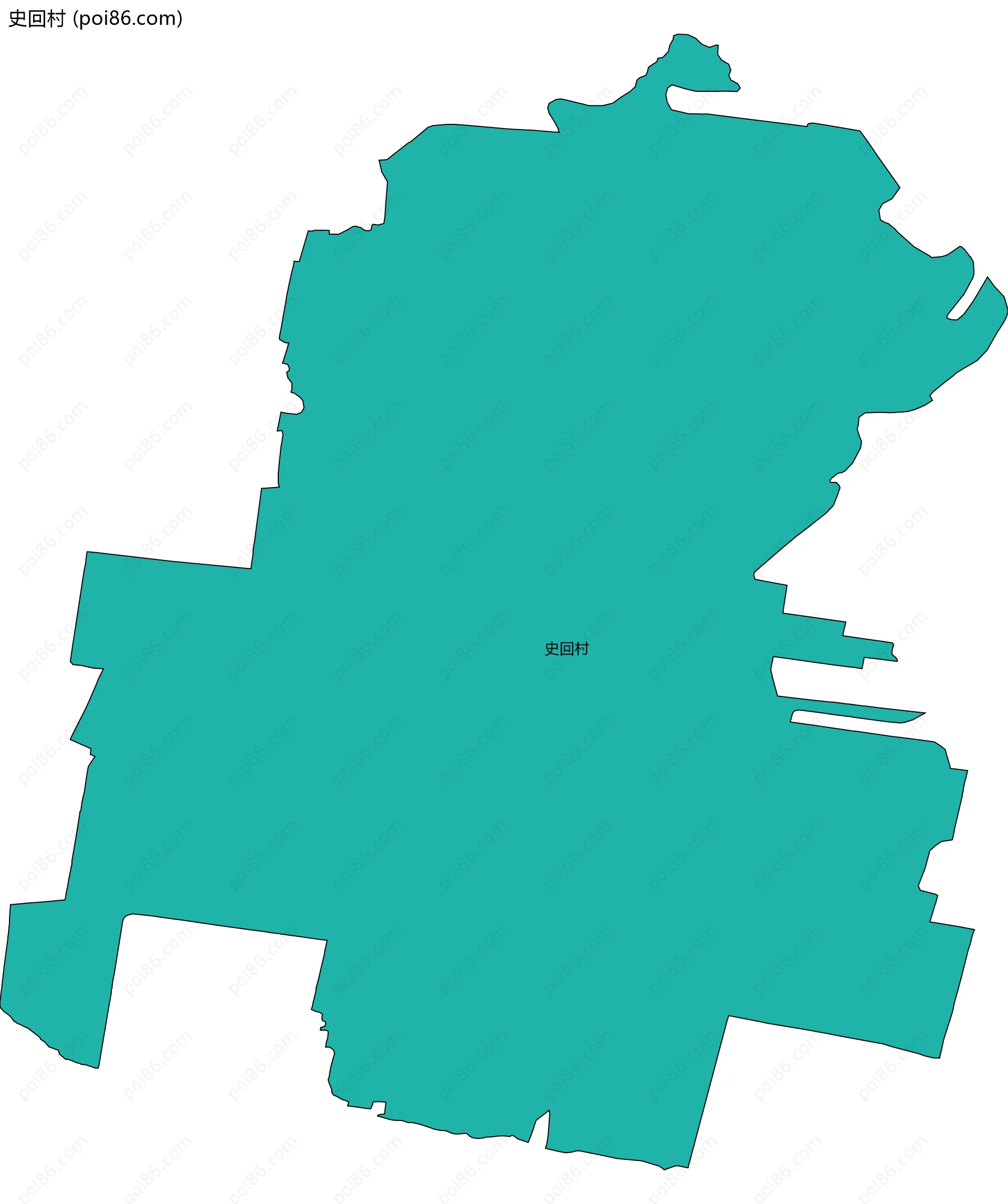 史回村边界地图