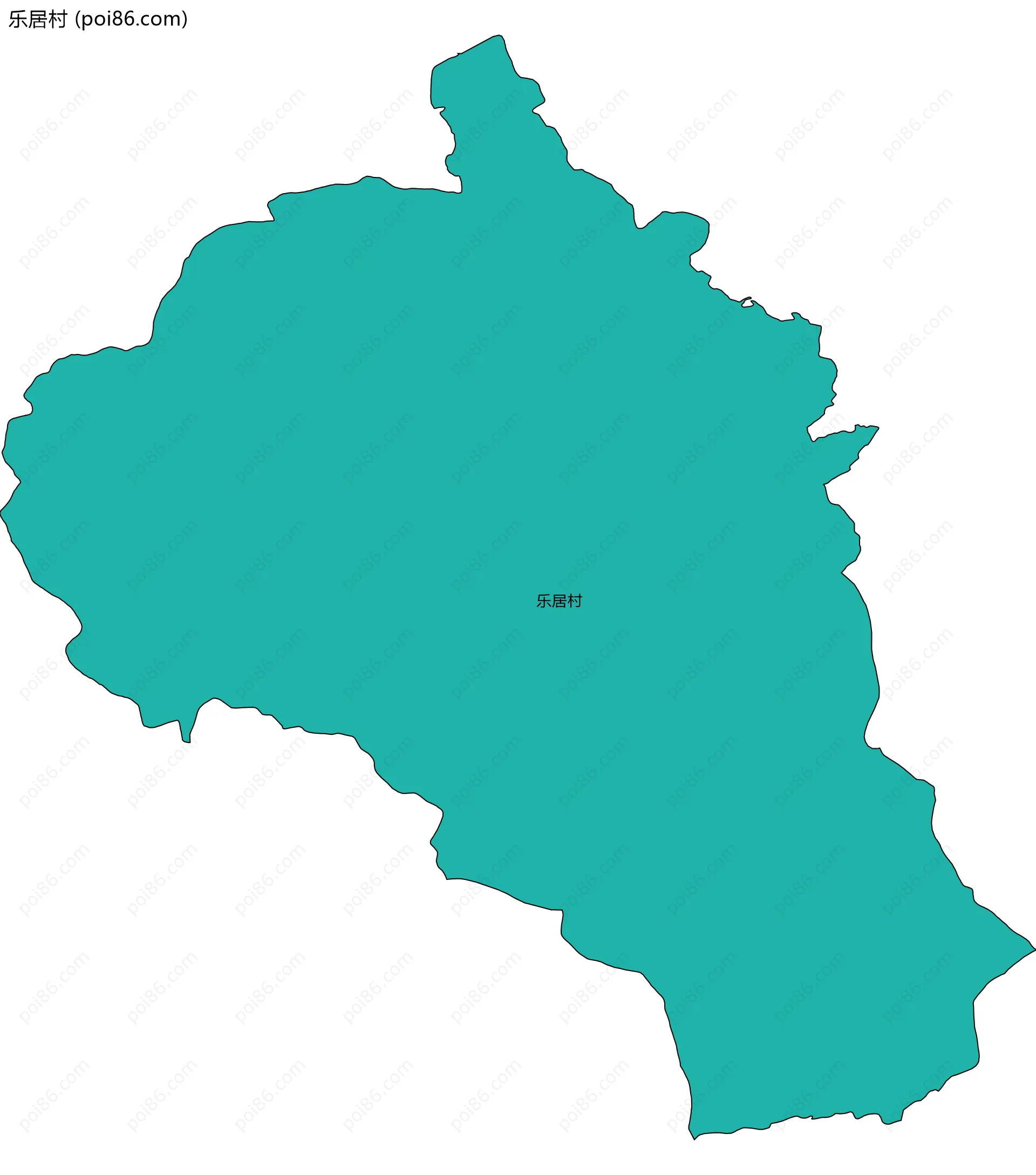 乐居村边界地图