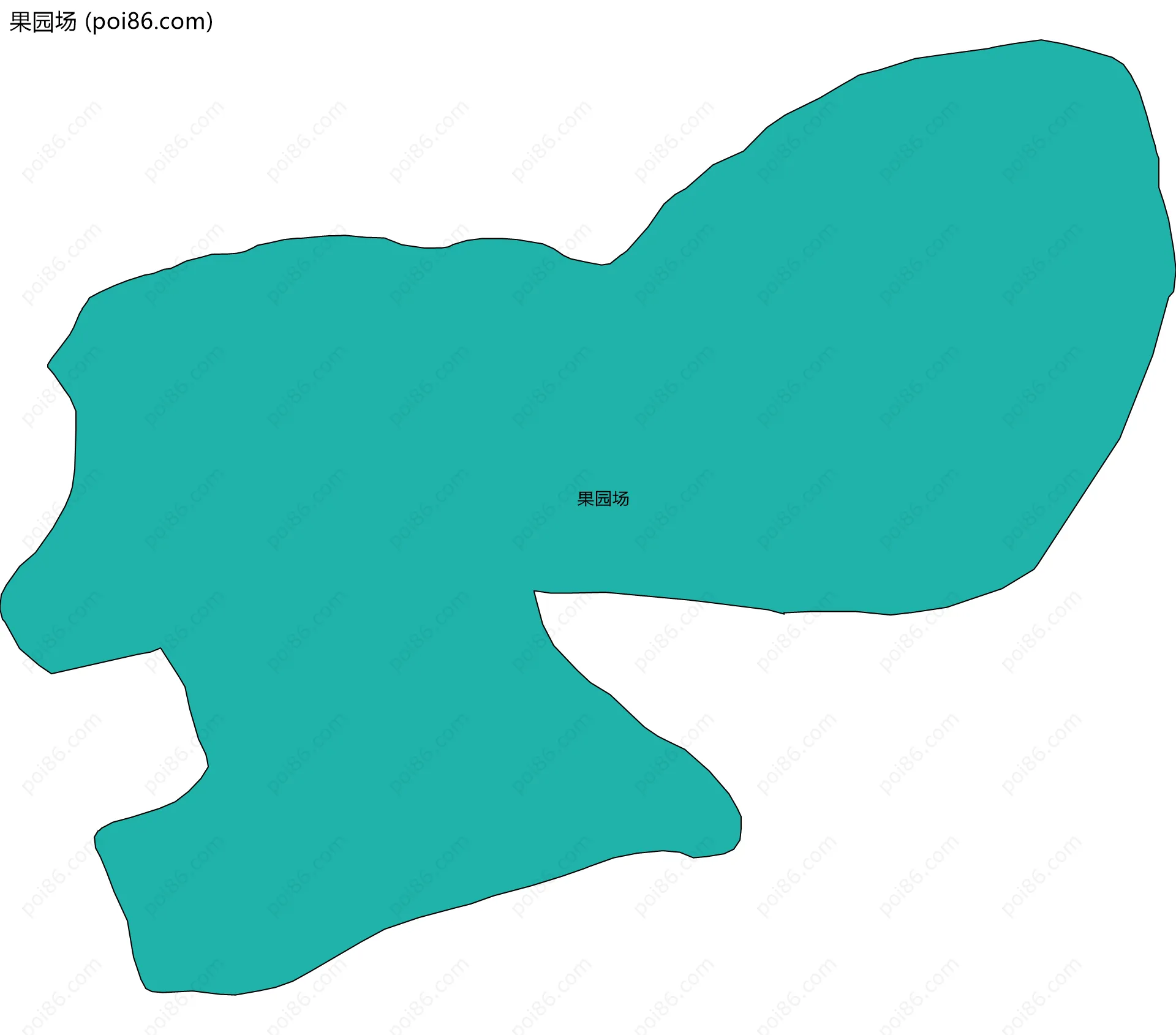 果园场边界地图