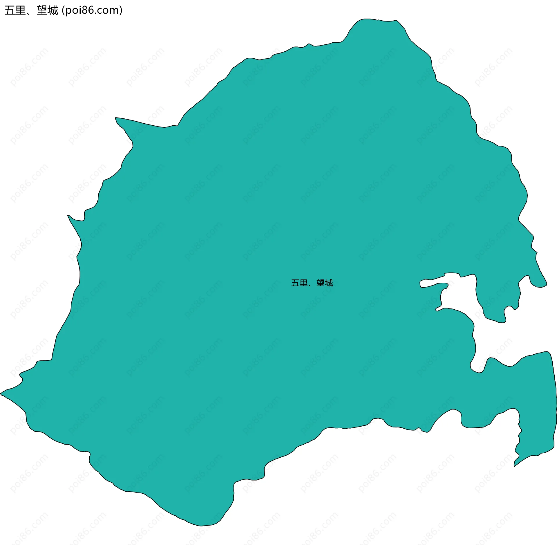 五里、望城边界地图