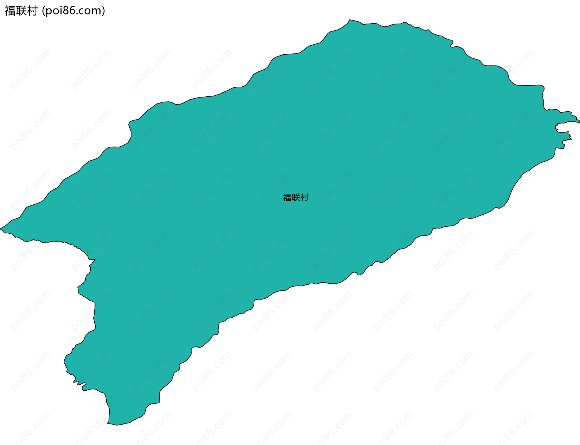 福联村边界地图