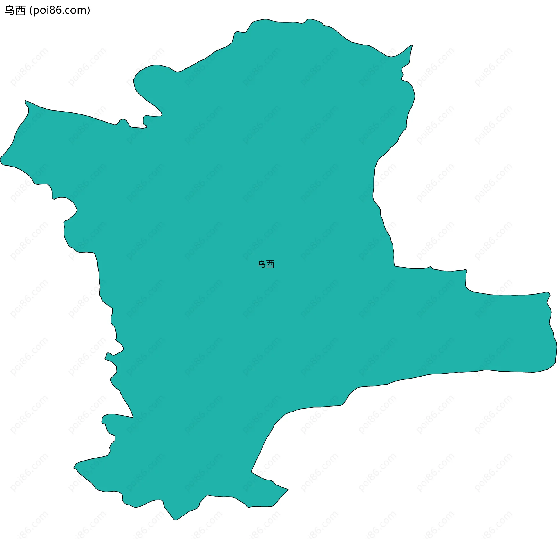 乌西边界地图