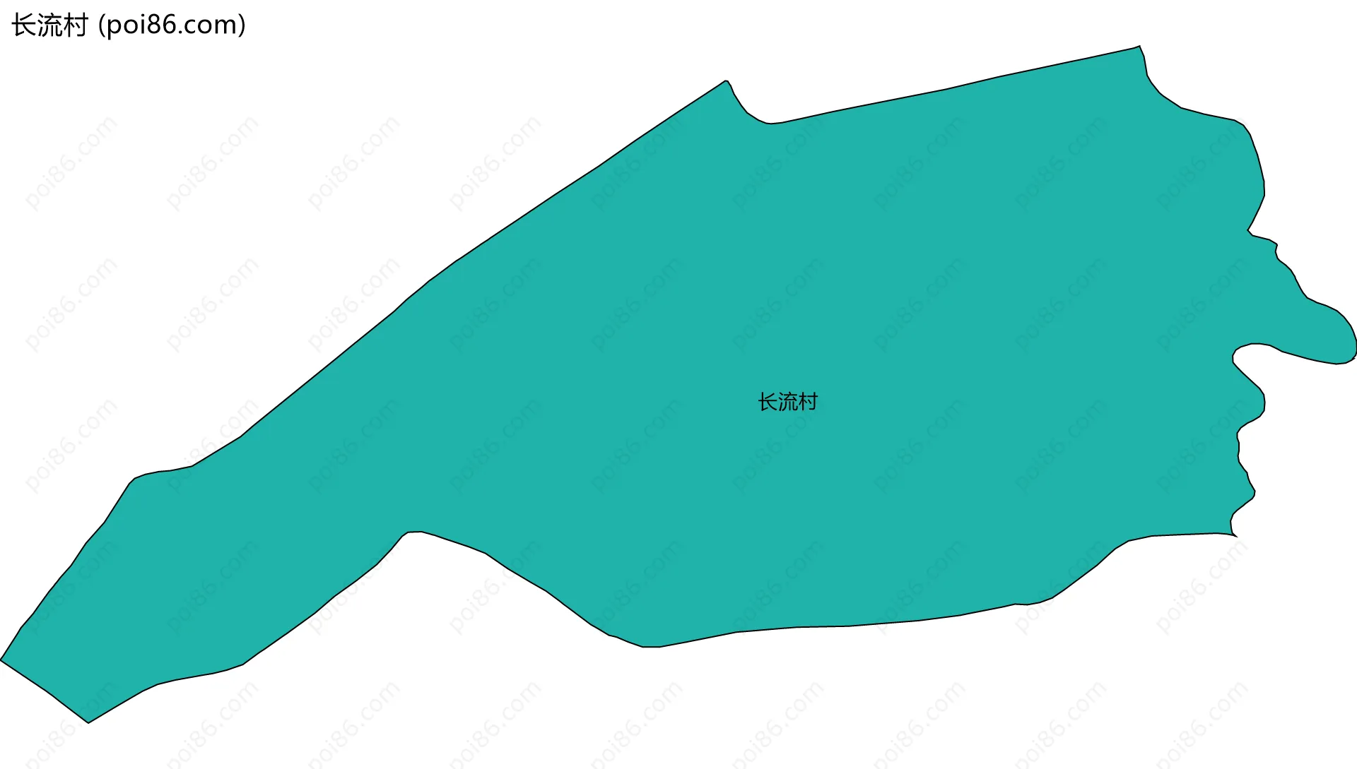 长流村边界地图
