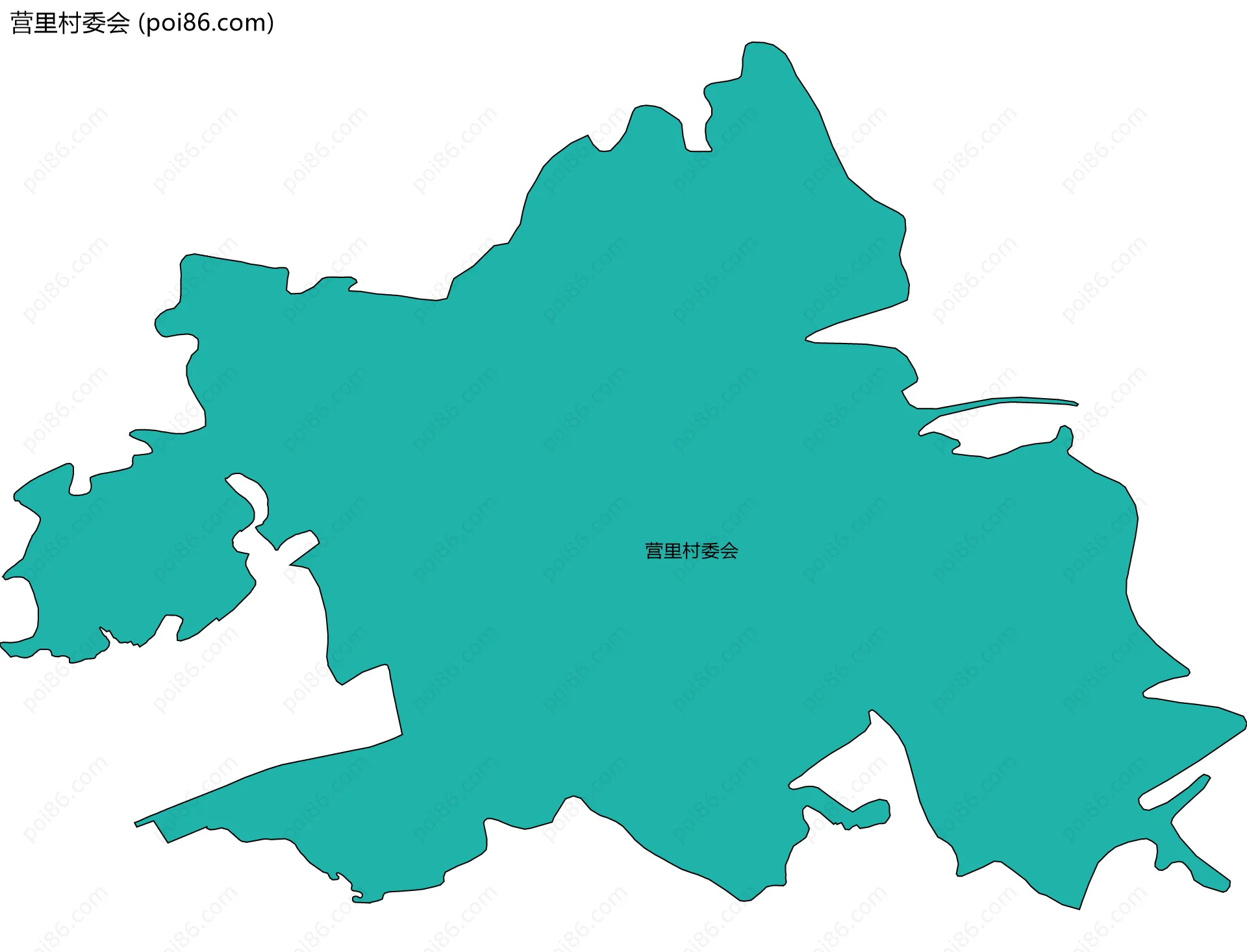 营里村委会边界地图