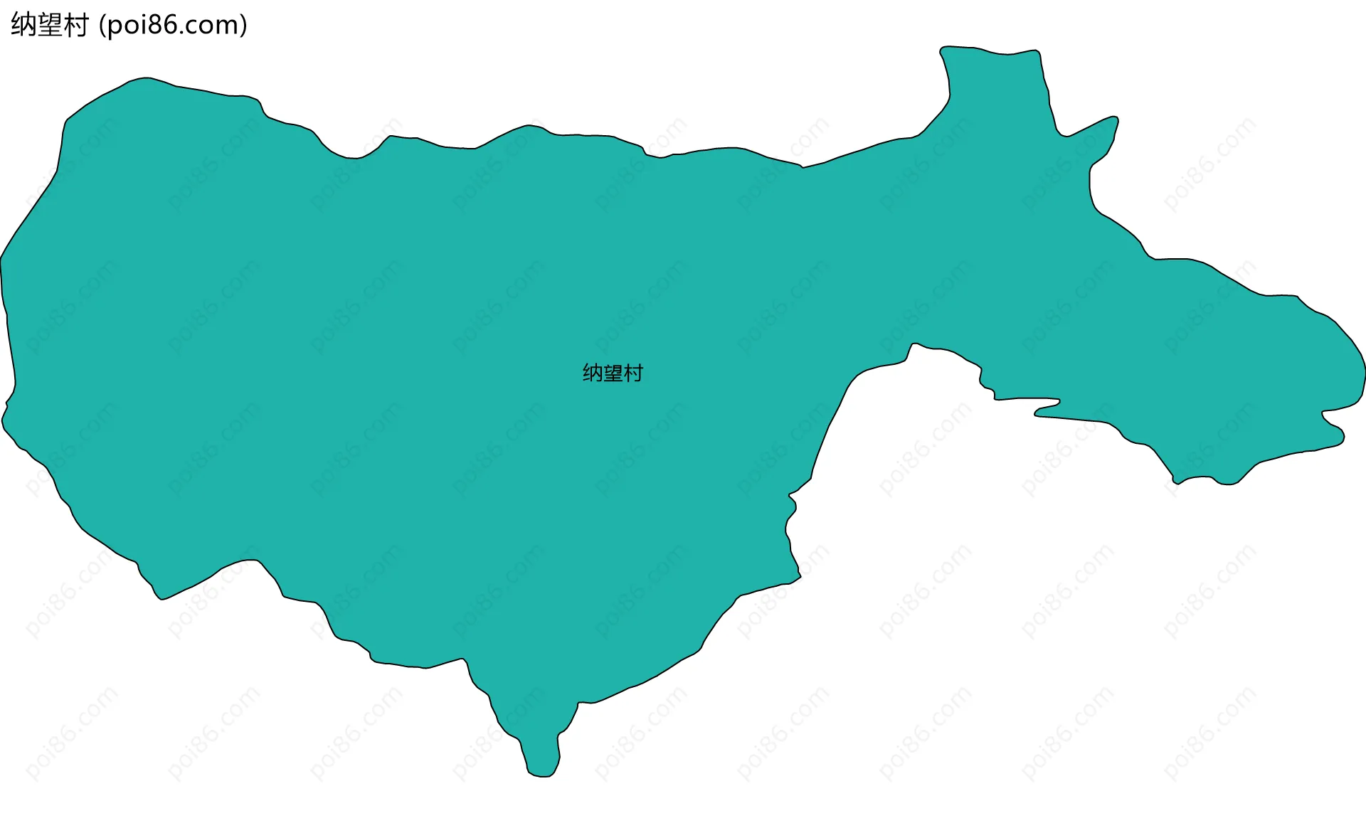 纳望村边界地图