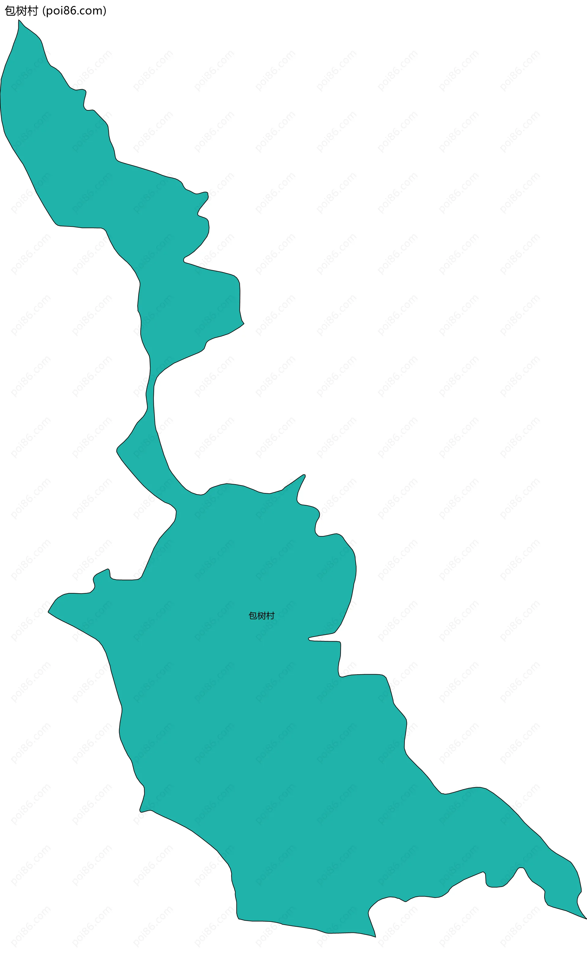 包树村边界地图