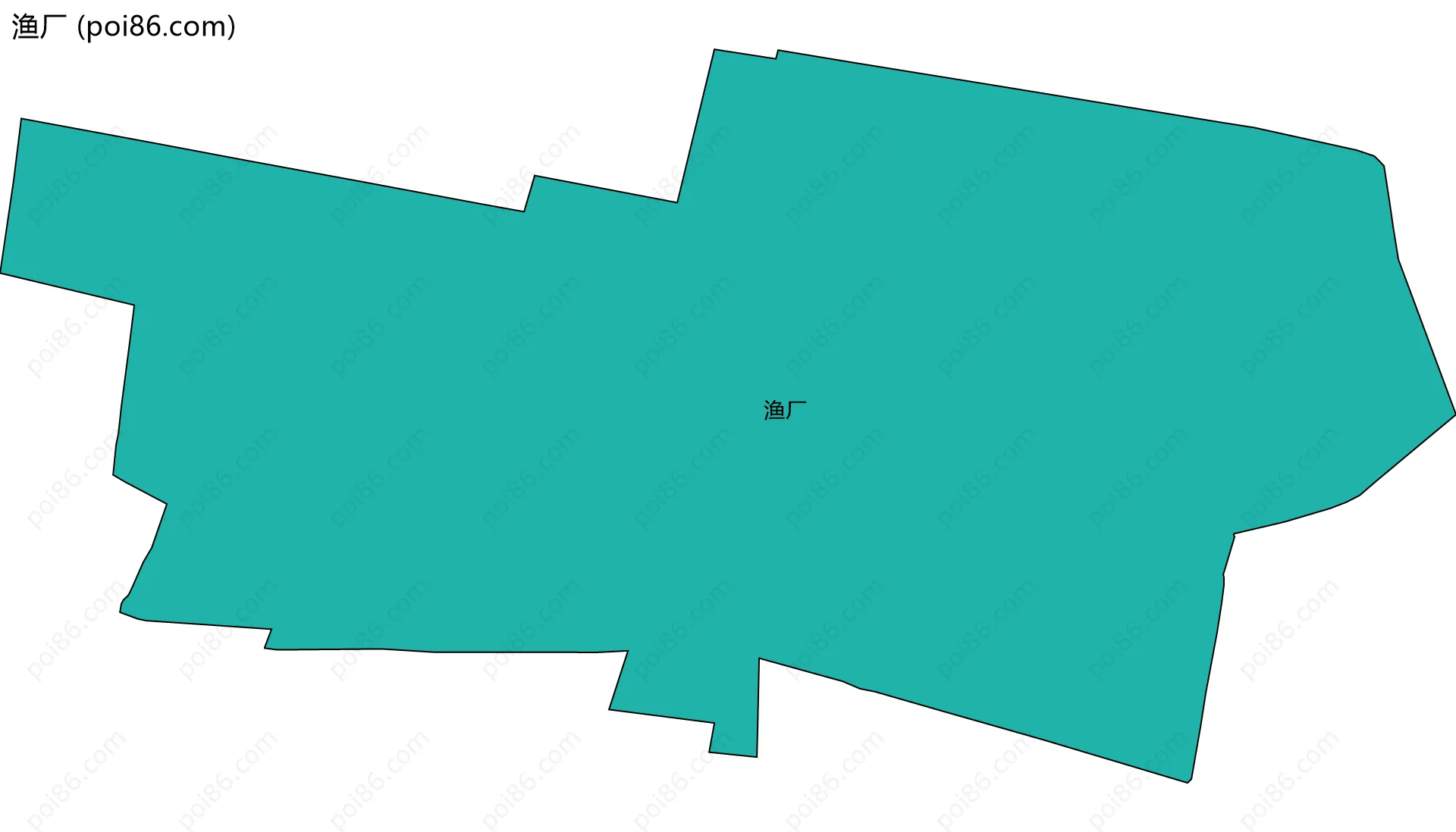 渔厂边界地图
