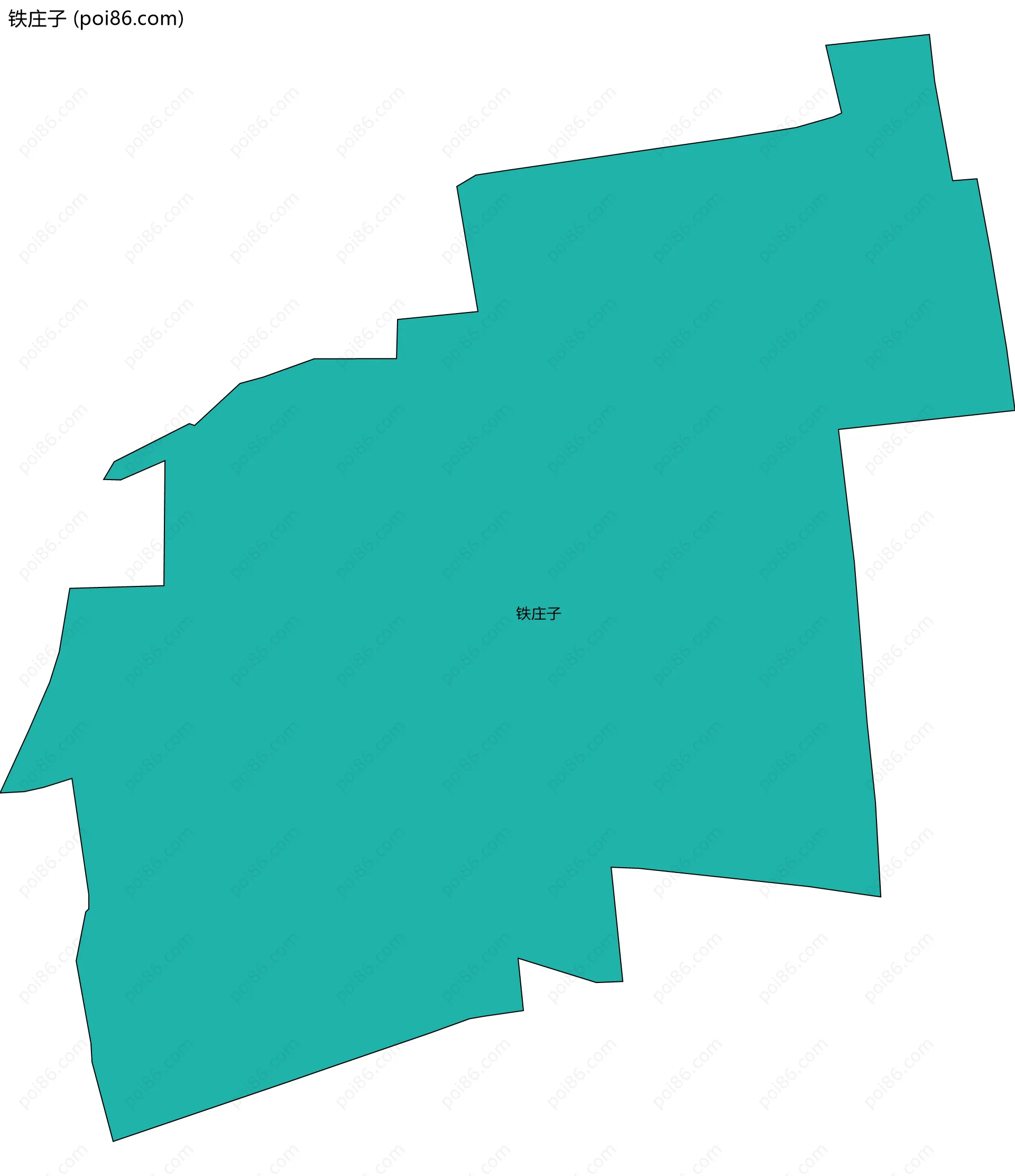 铁庄子边界地图