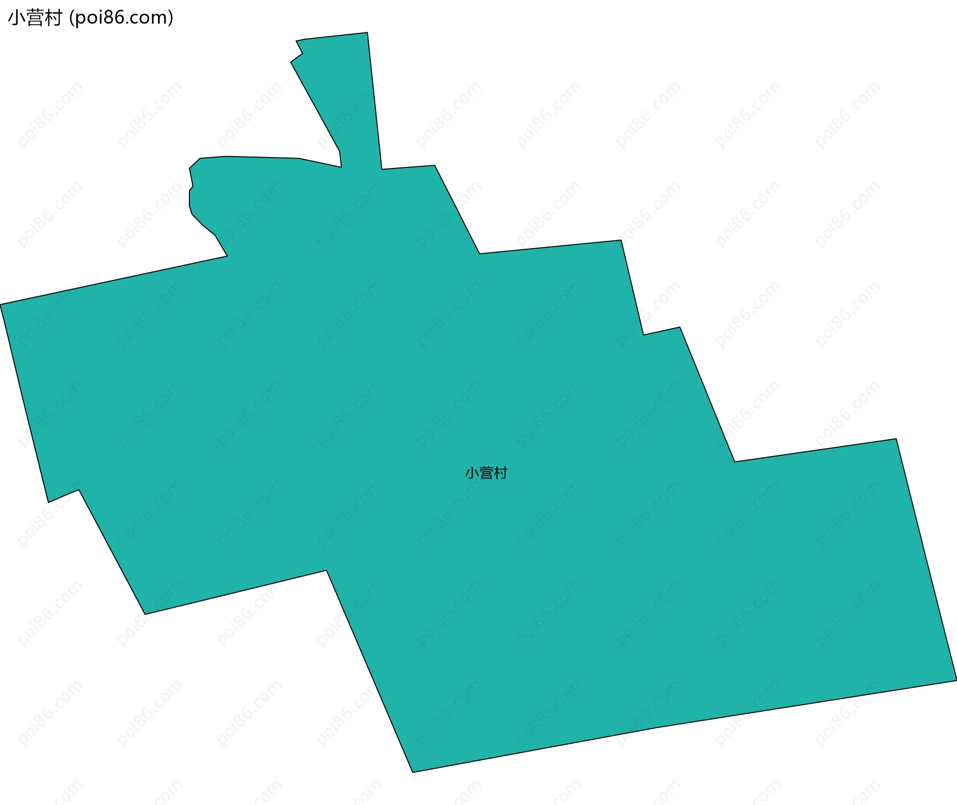 小营村边界地图