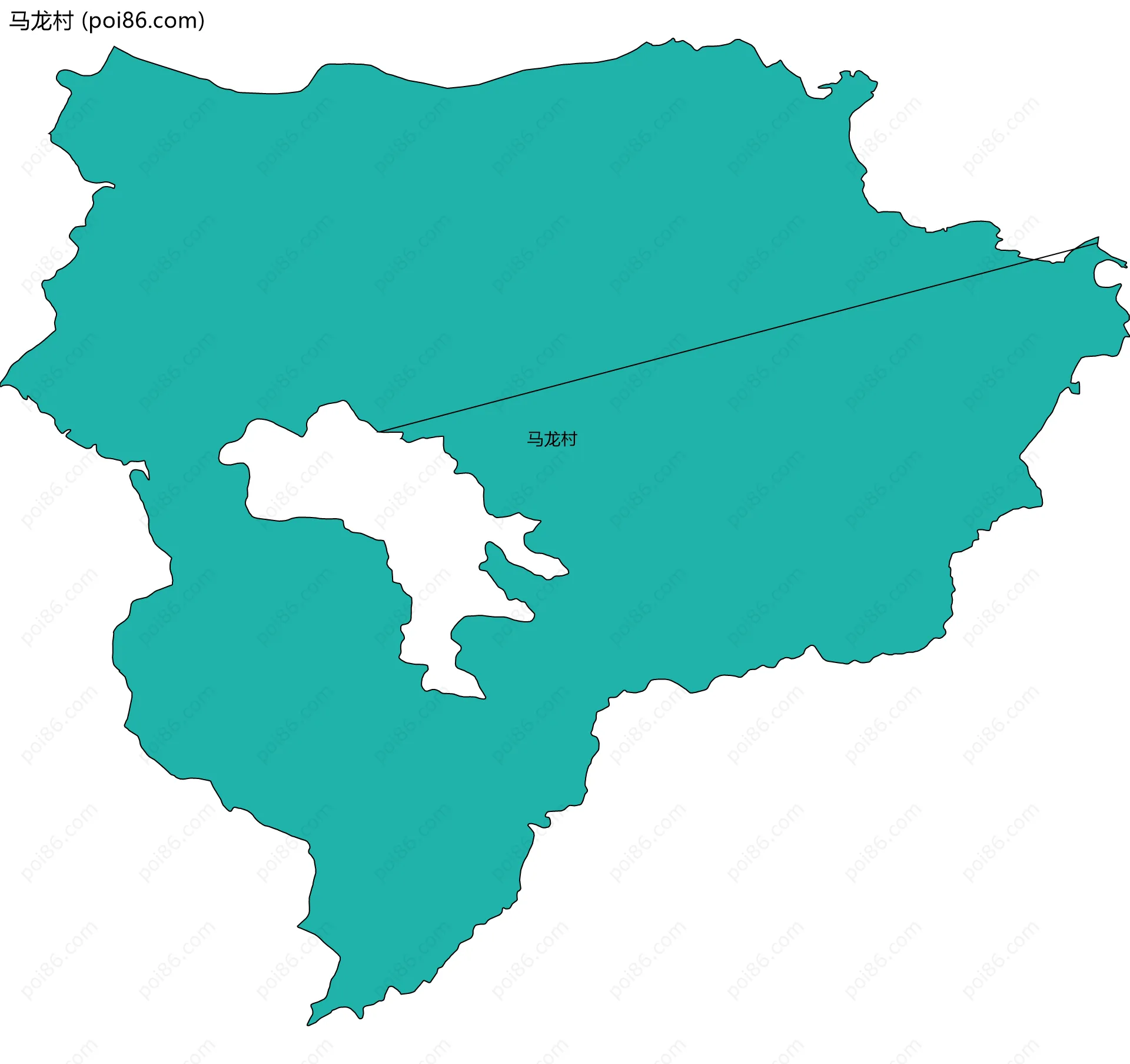 马龙村边界地图