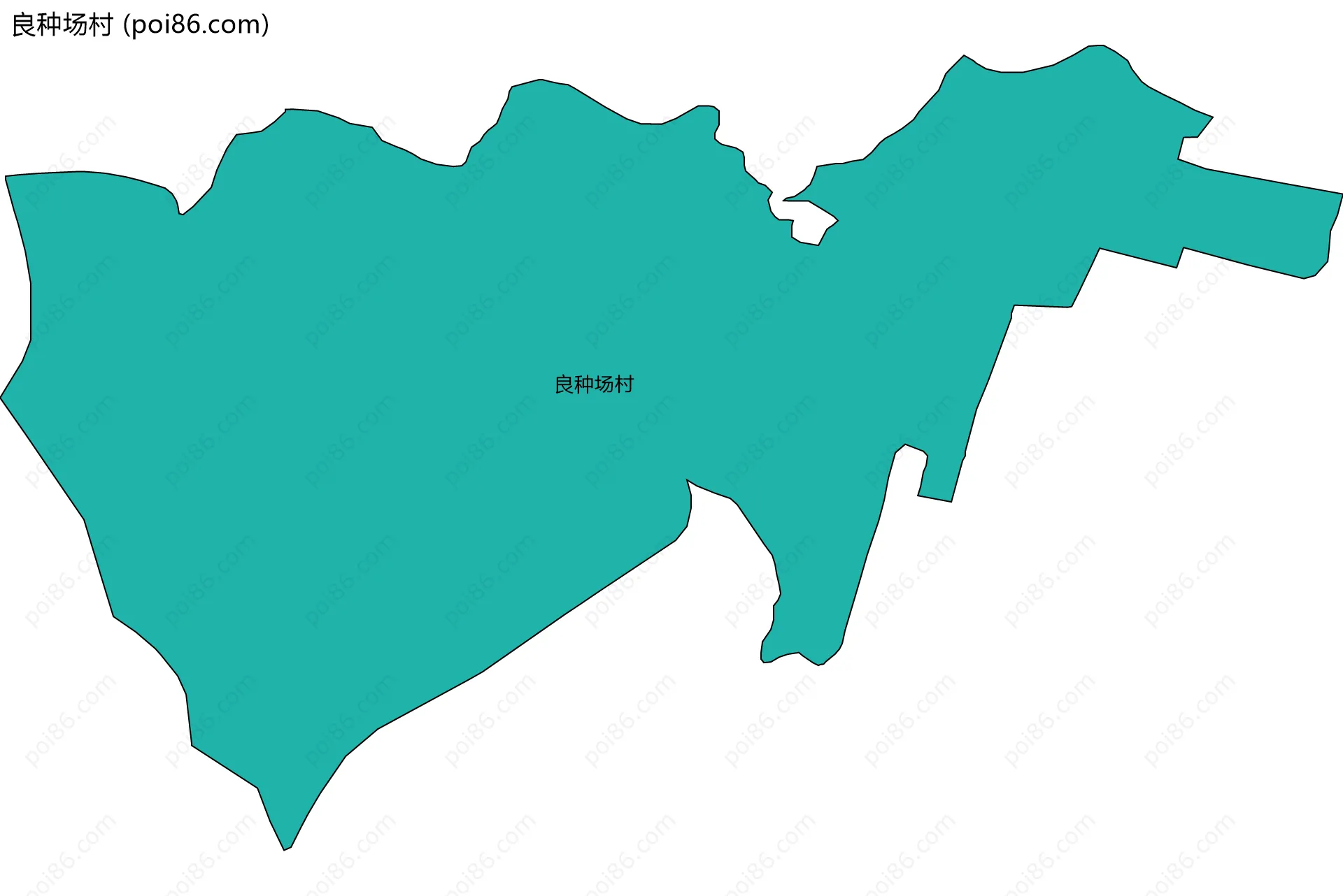 良种场村边界地图