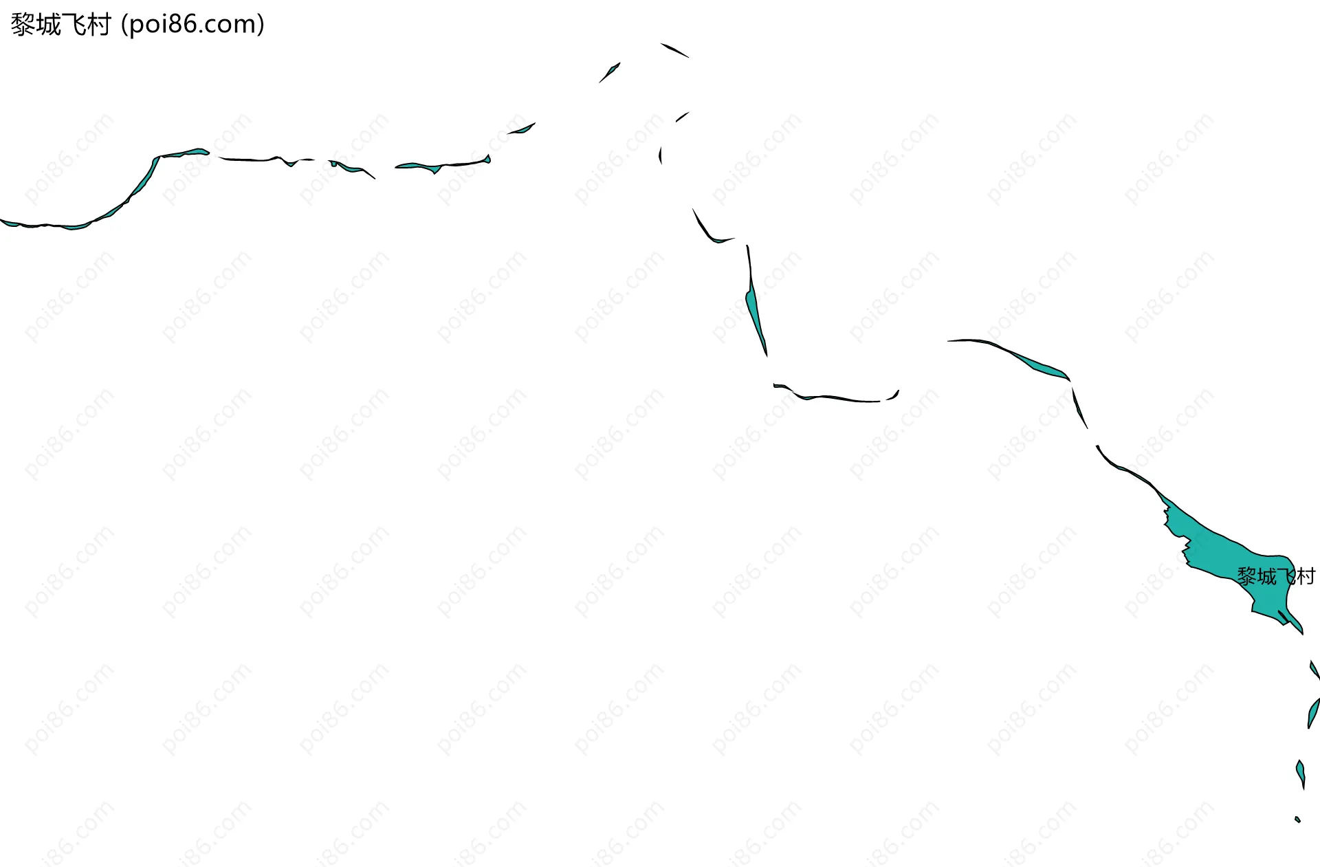 黎城飞村边界地图