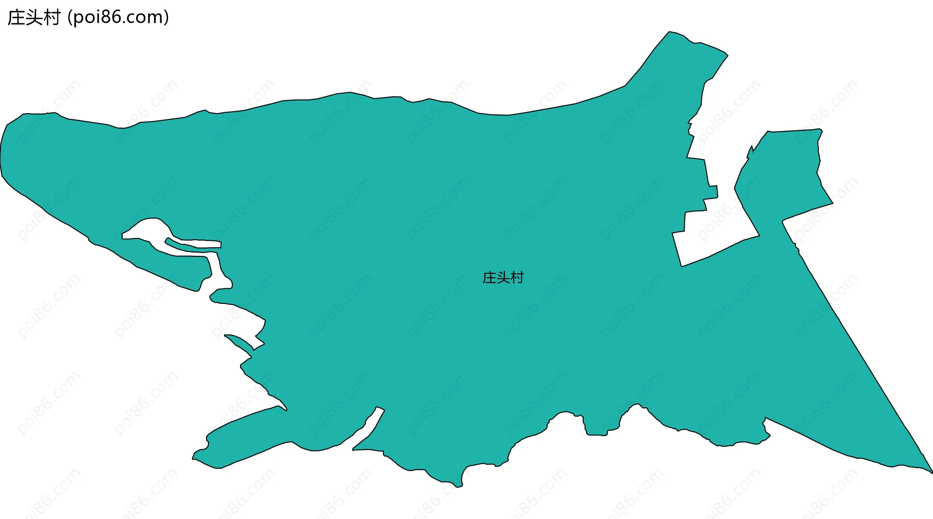 庄头村边界地图