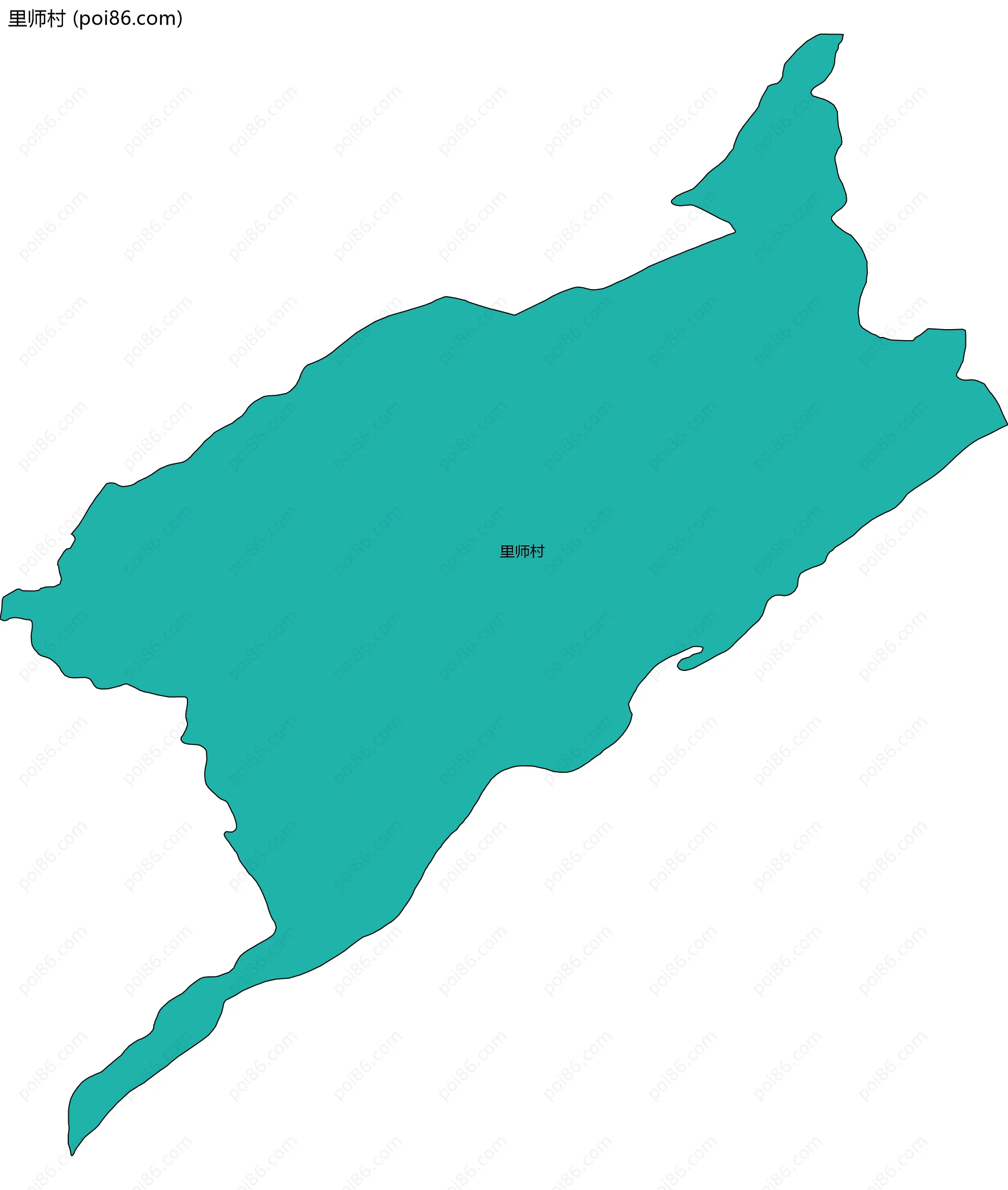 里师村边界地图