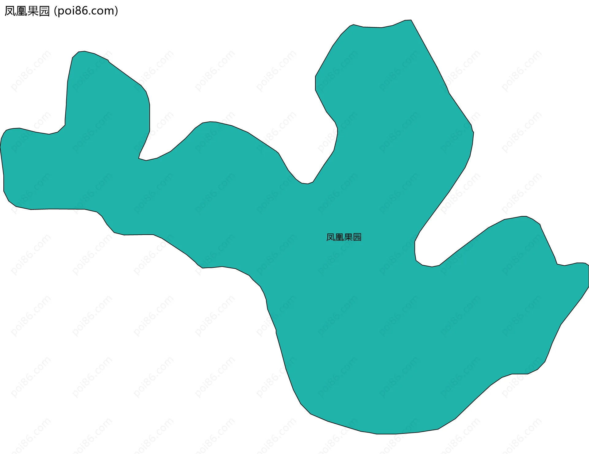 凤凰果园边界地图