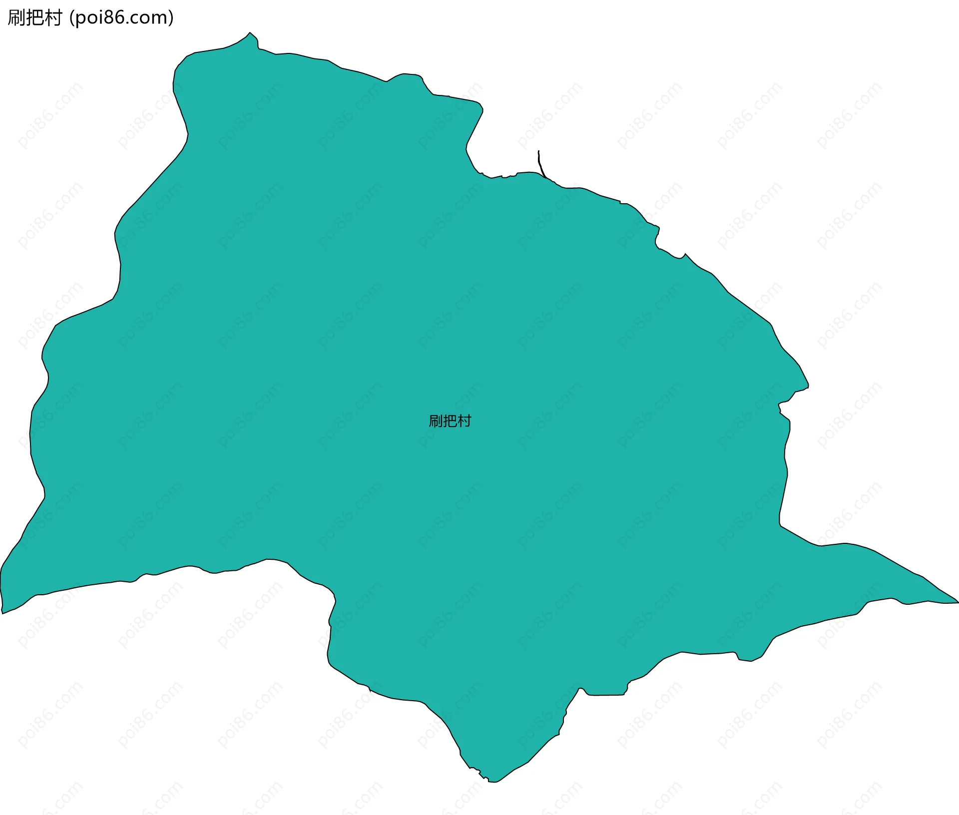 刷把村边界地图
