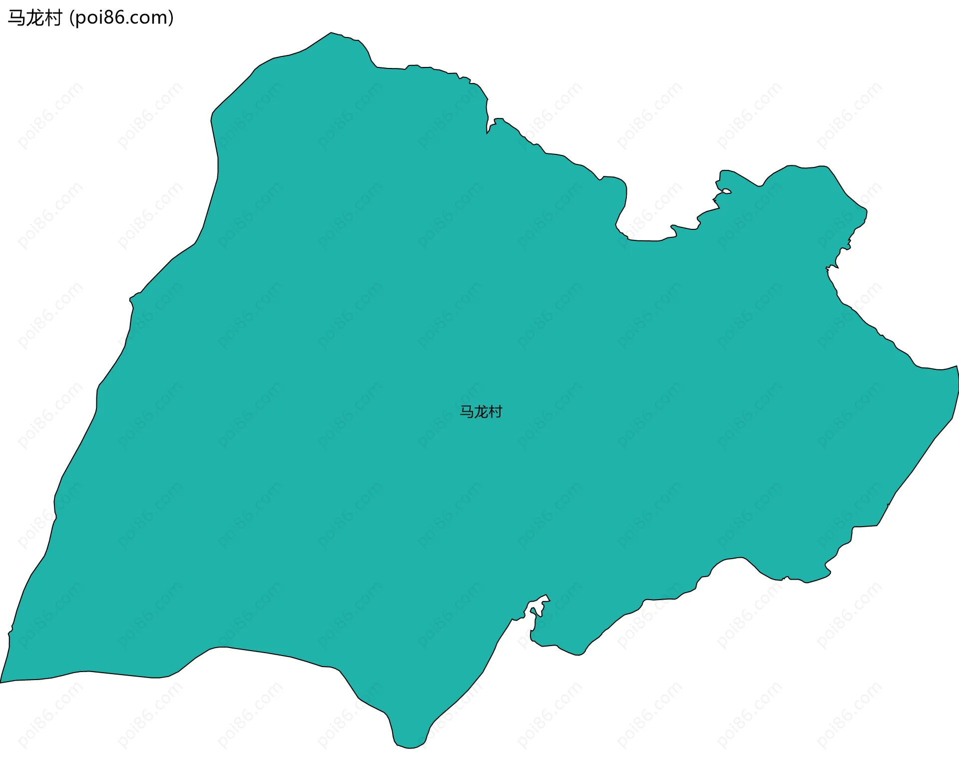 马龙村边界地图