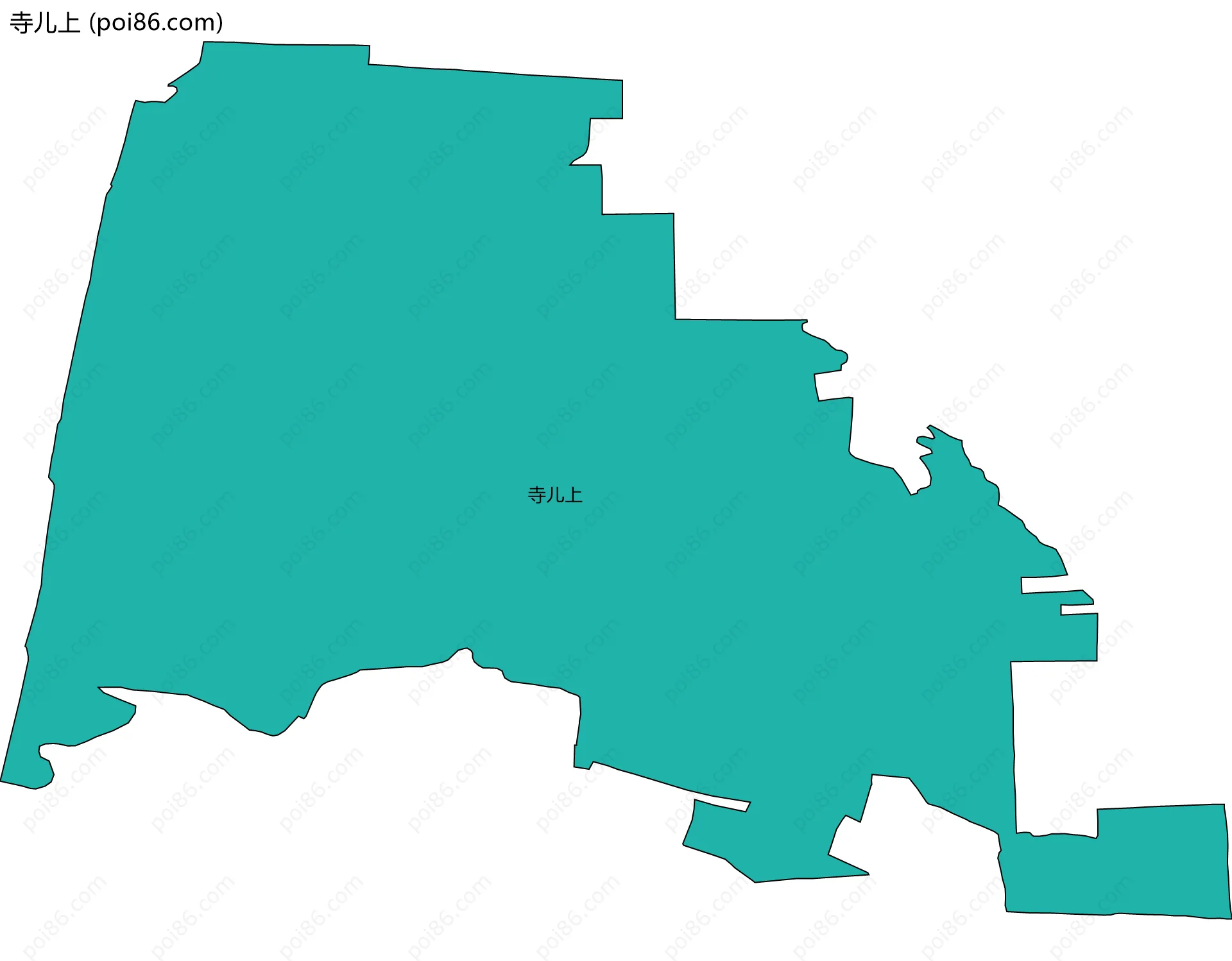 寺儿上边界地图