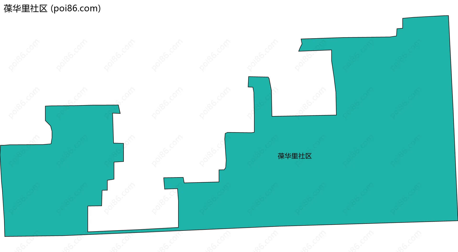 葆华里社区边界地图
