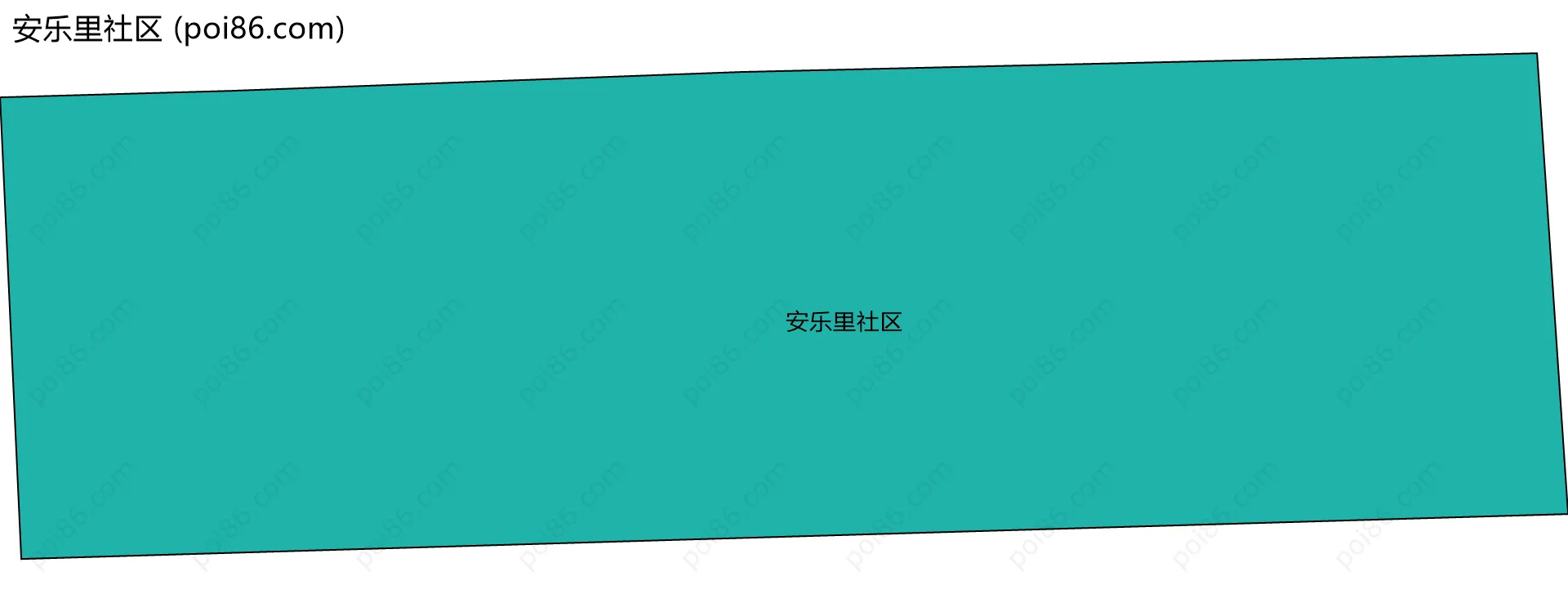 安乐里社区边界地图