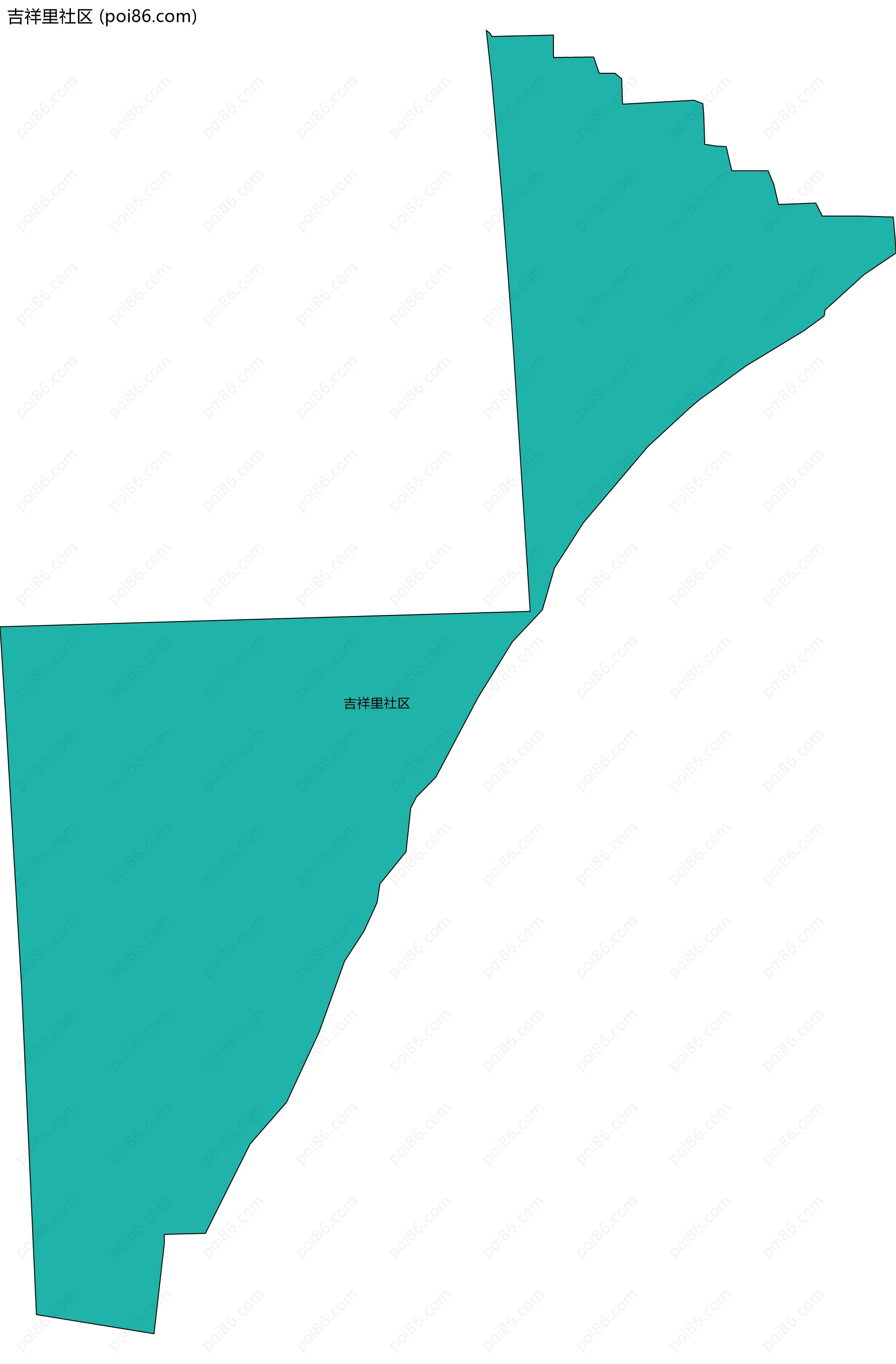 吉祥里社区边界地图