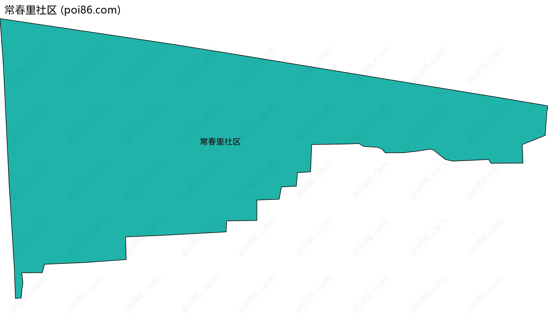 常春里社区边界地图
