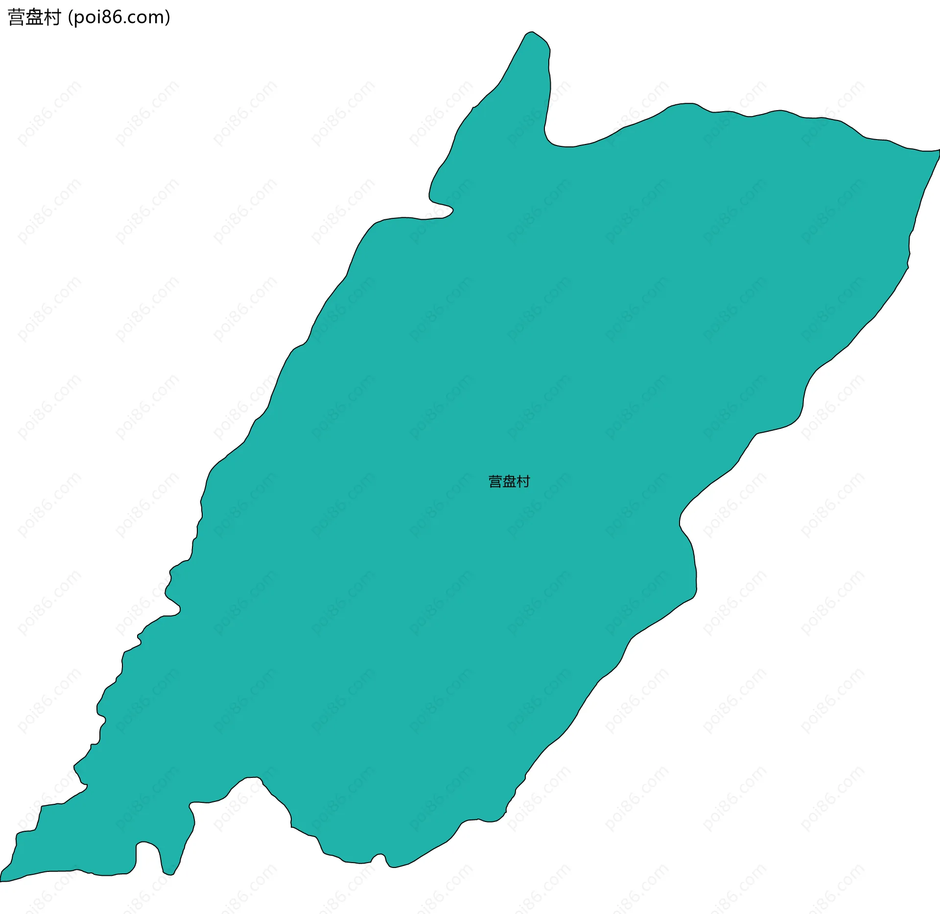 营盘村边界地图