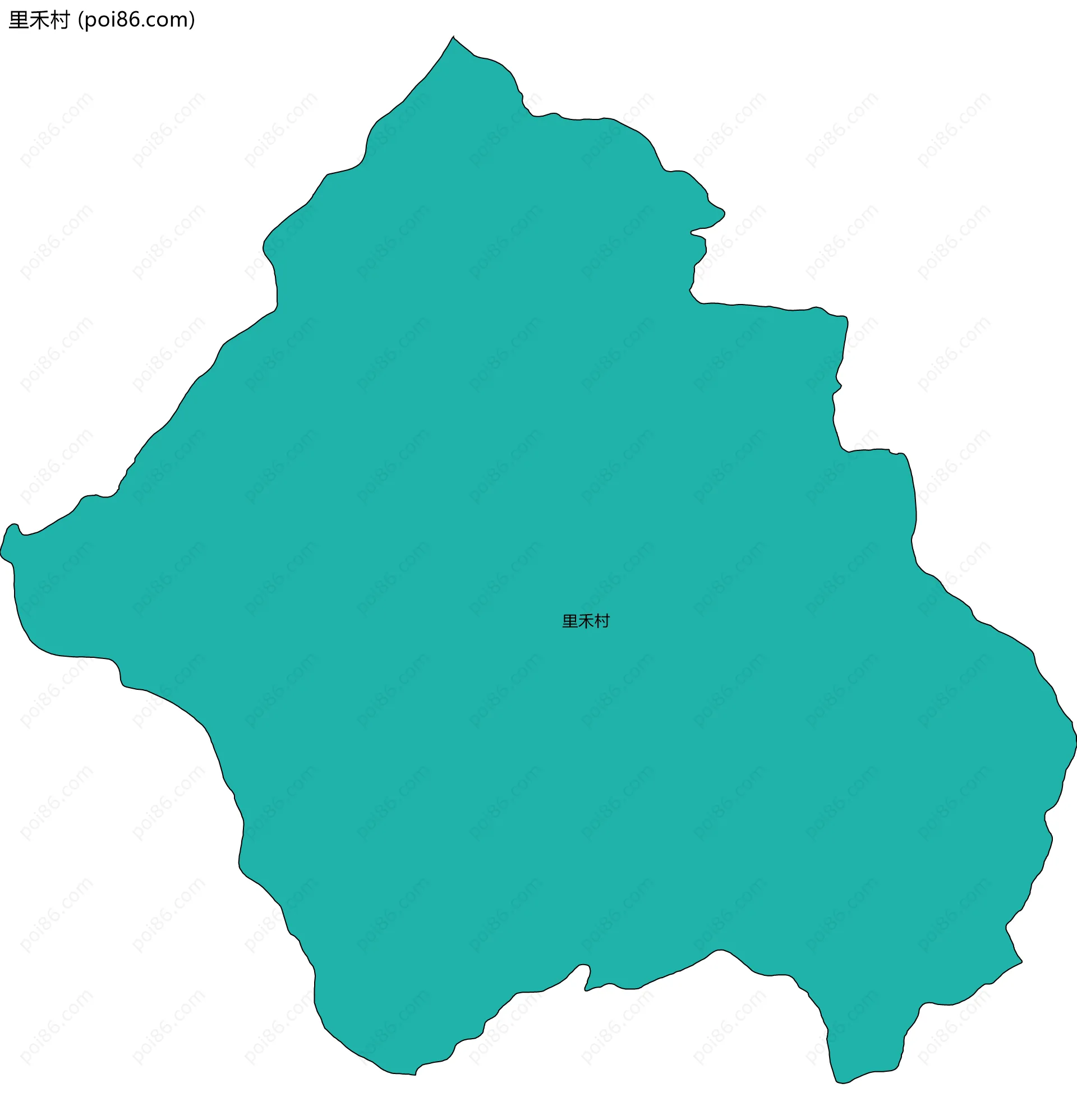 里禾村边界地图