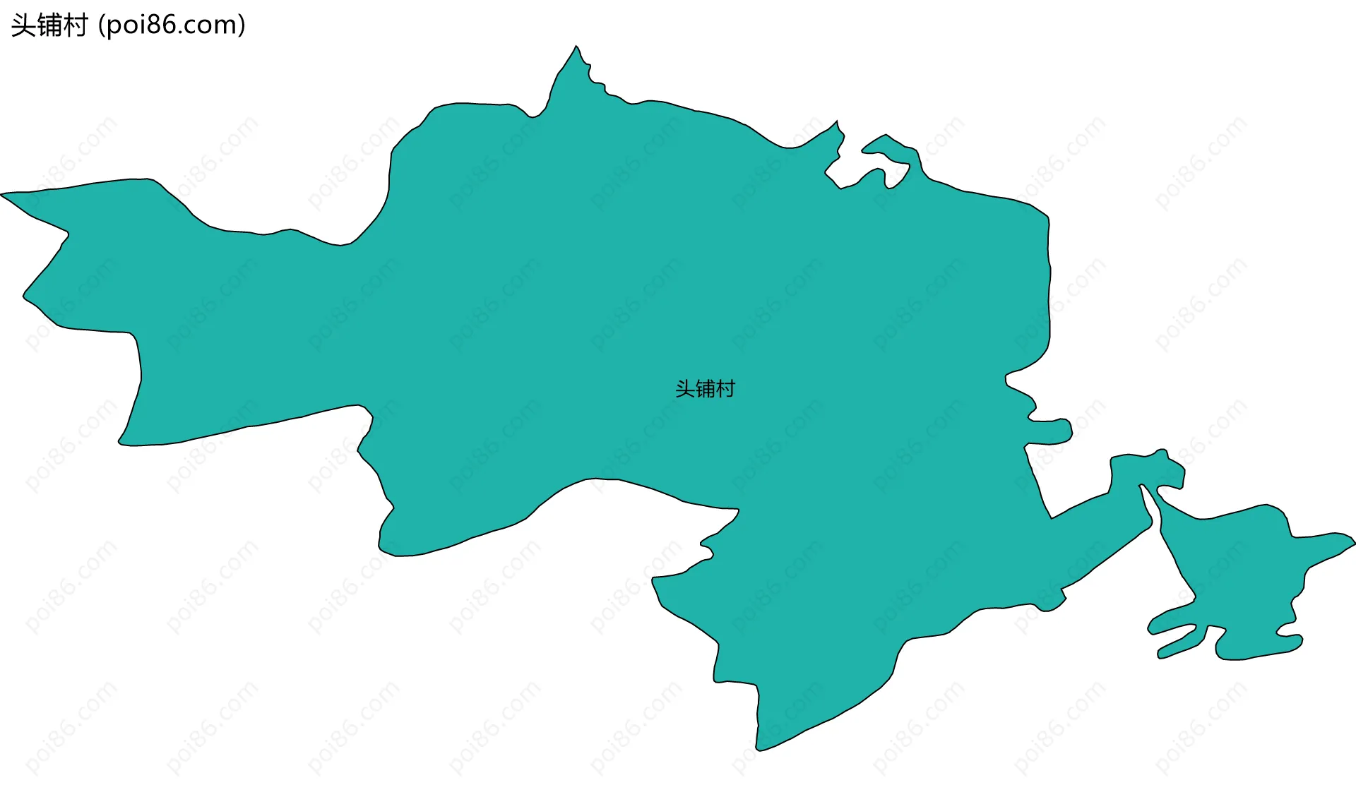 头铺村边界地图