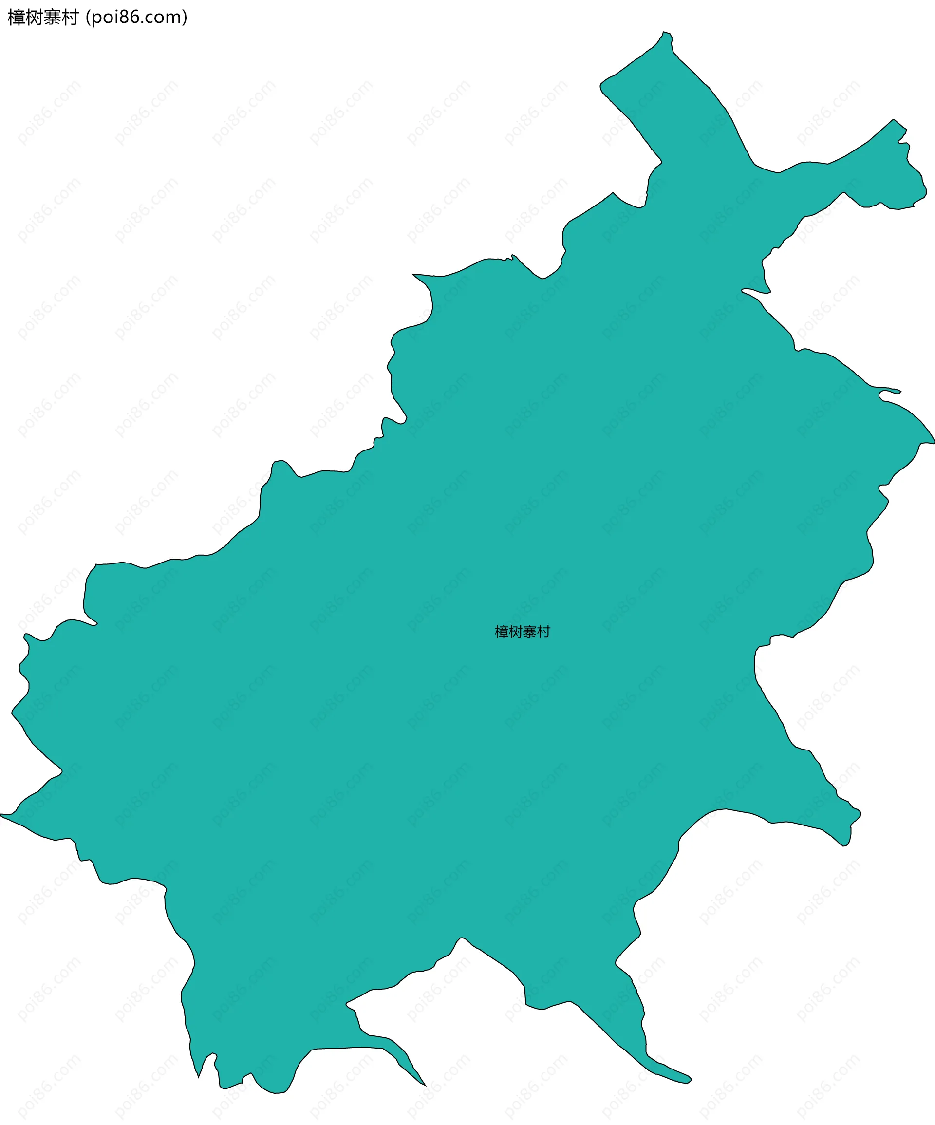 樟树寨村边界地图