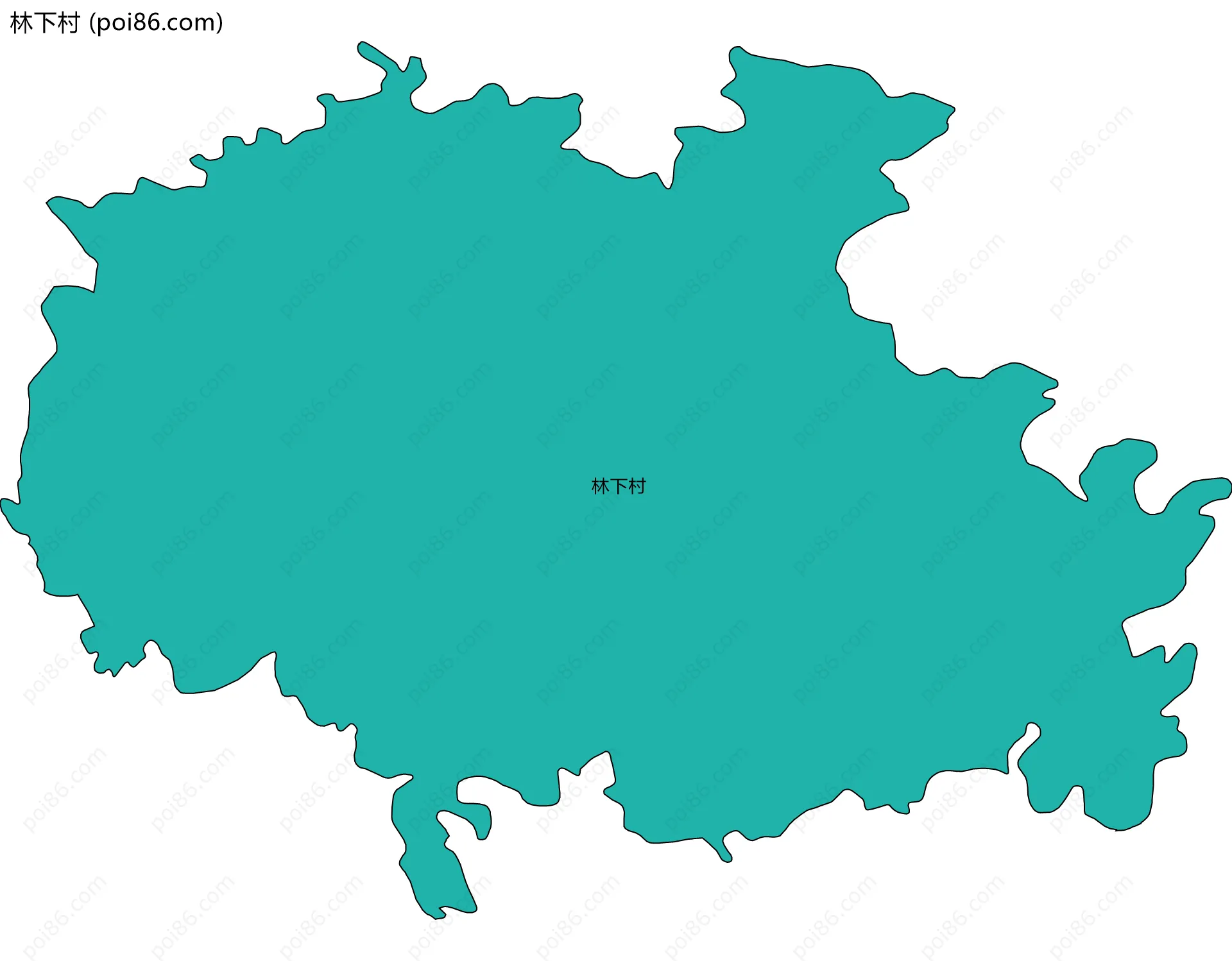 林下村边界地图