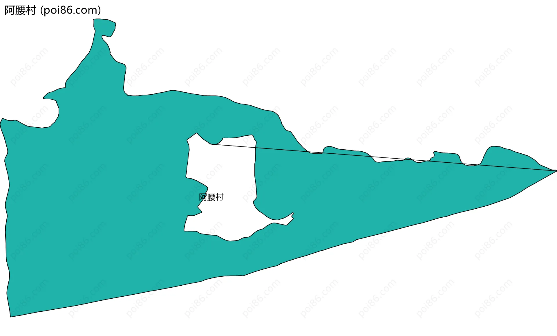阿腰村边界地图