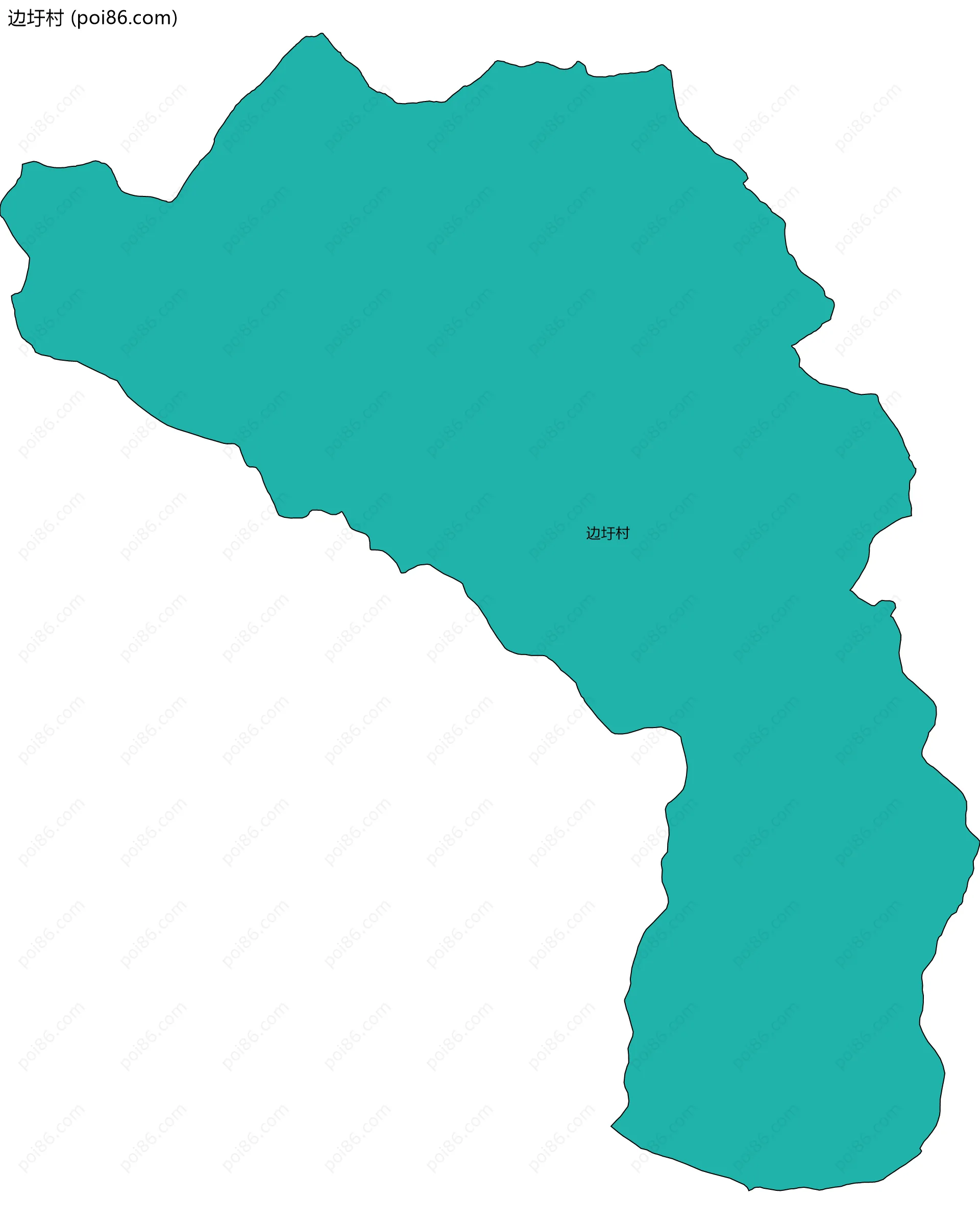 边圩村边界地图