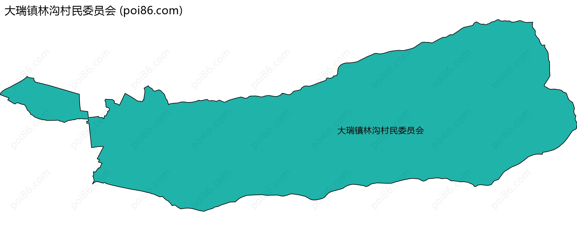大瑞镇林沟村民委员会边界地图