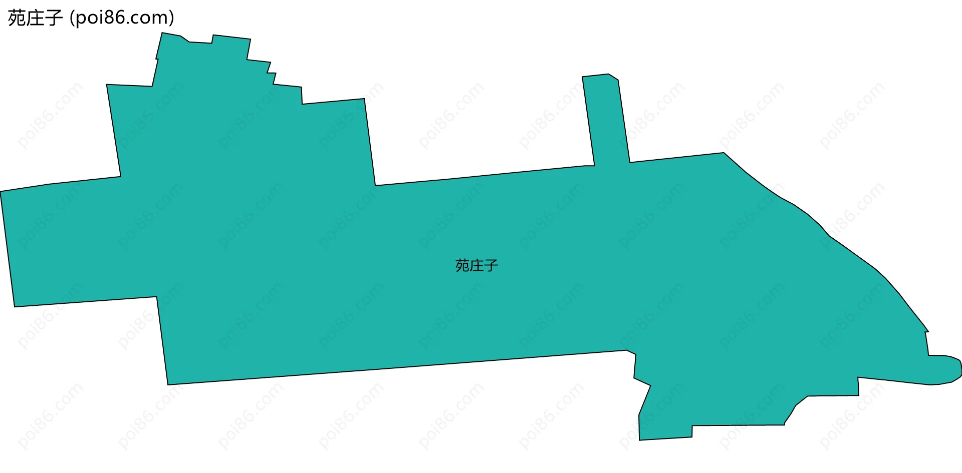 苑庄子边界地图