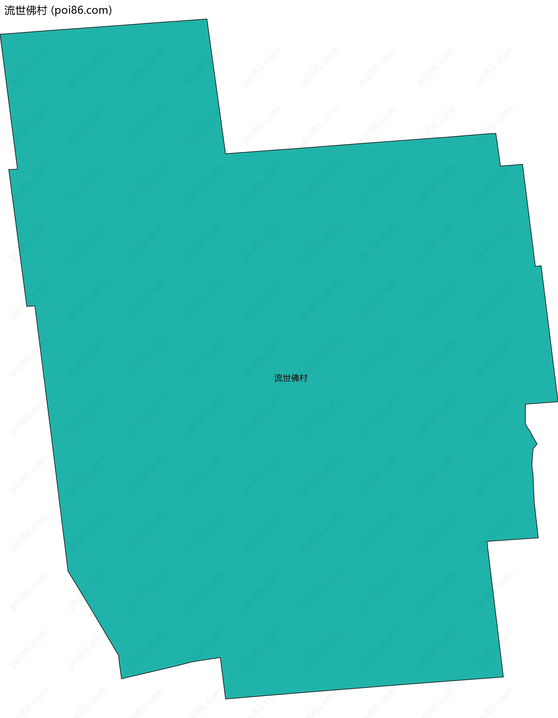 流世佛村边界地图