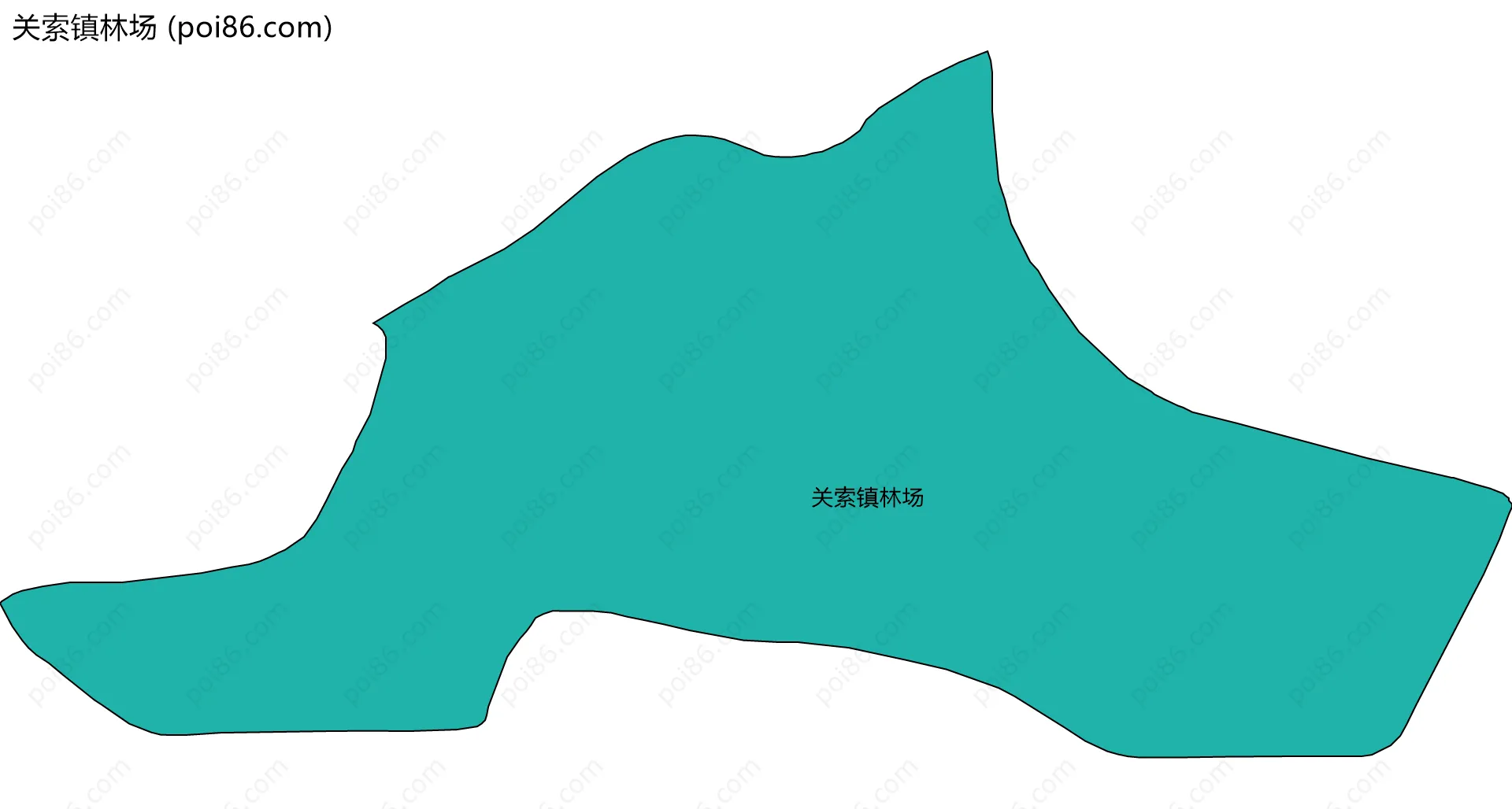 关索镇林场边界地图