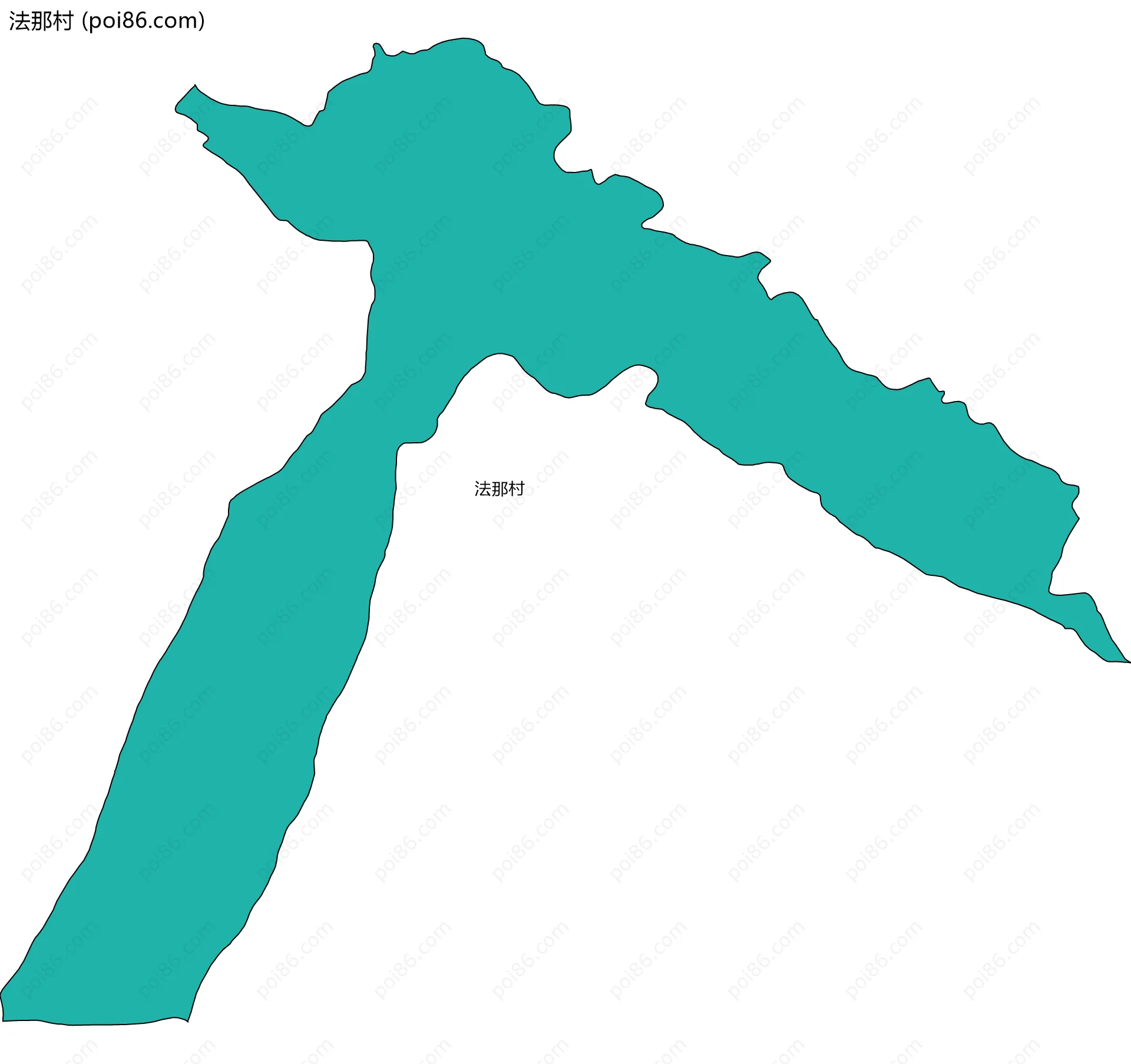 法那村边界地图
