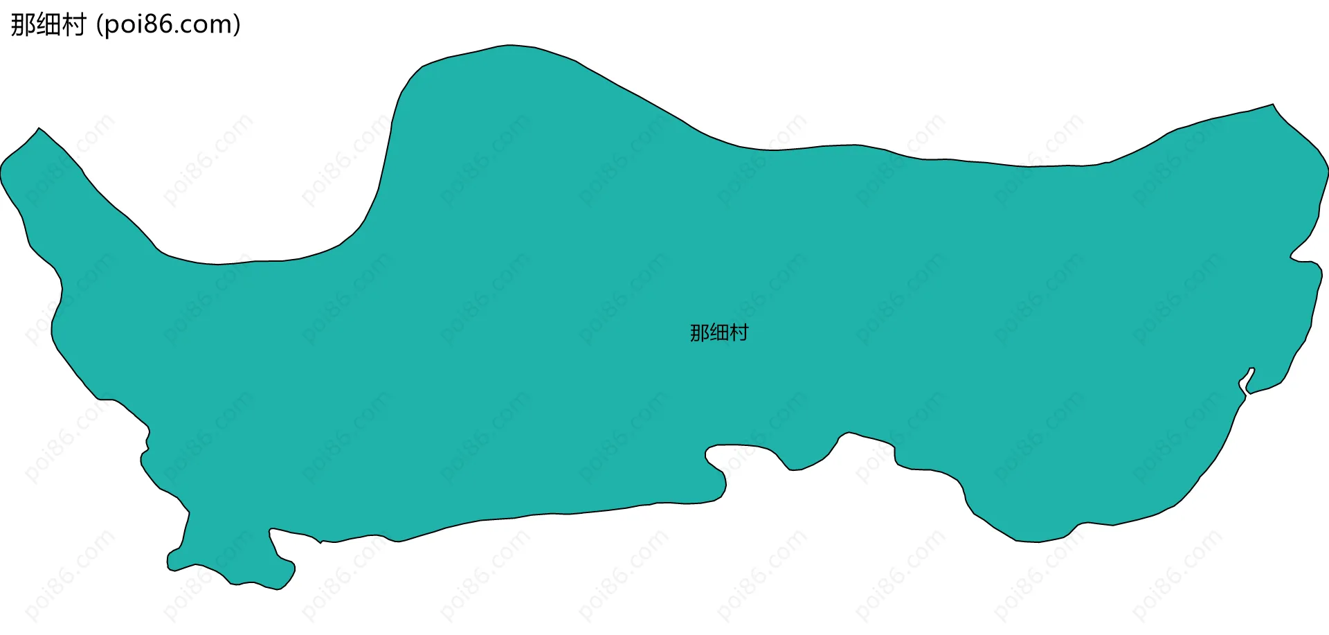 那细村边界地图