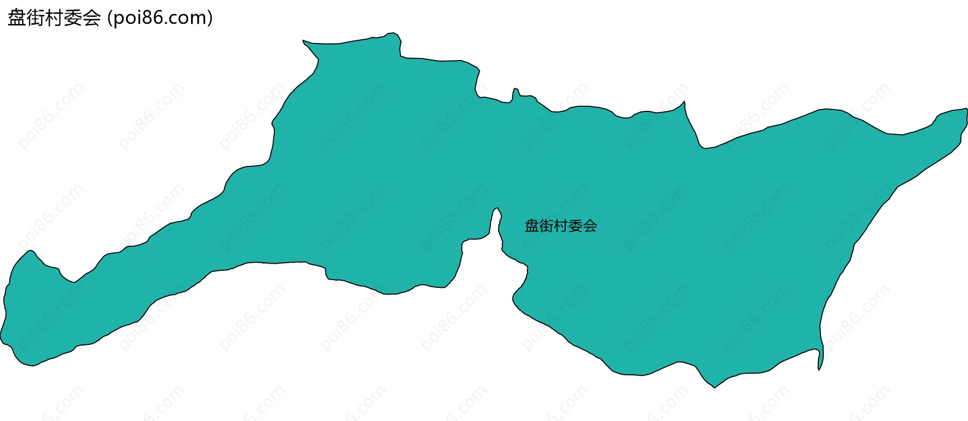 盘街村委会边界地图