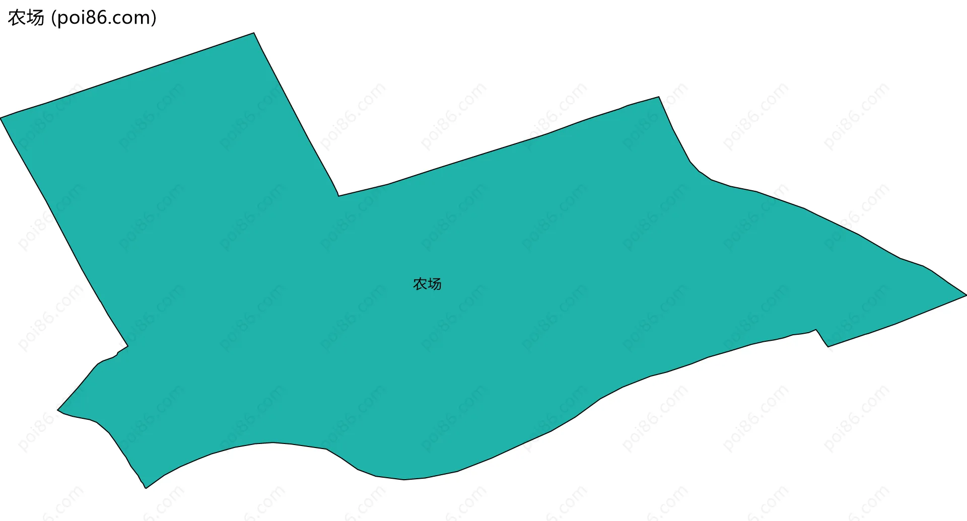 农场边界地图