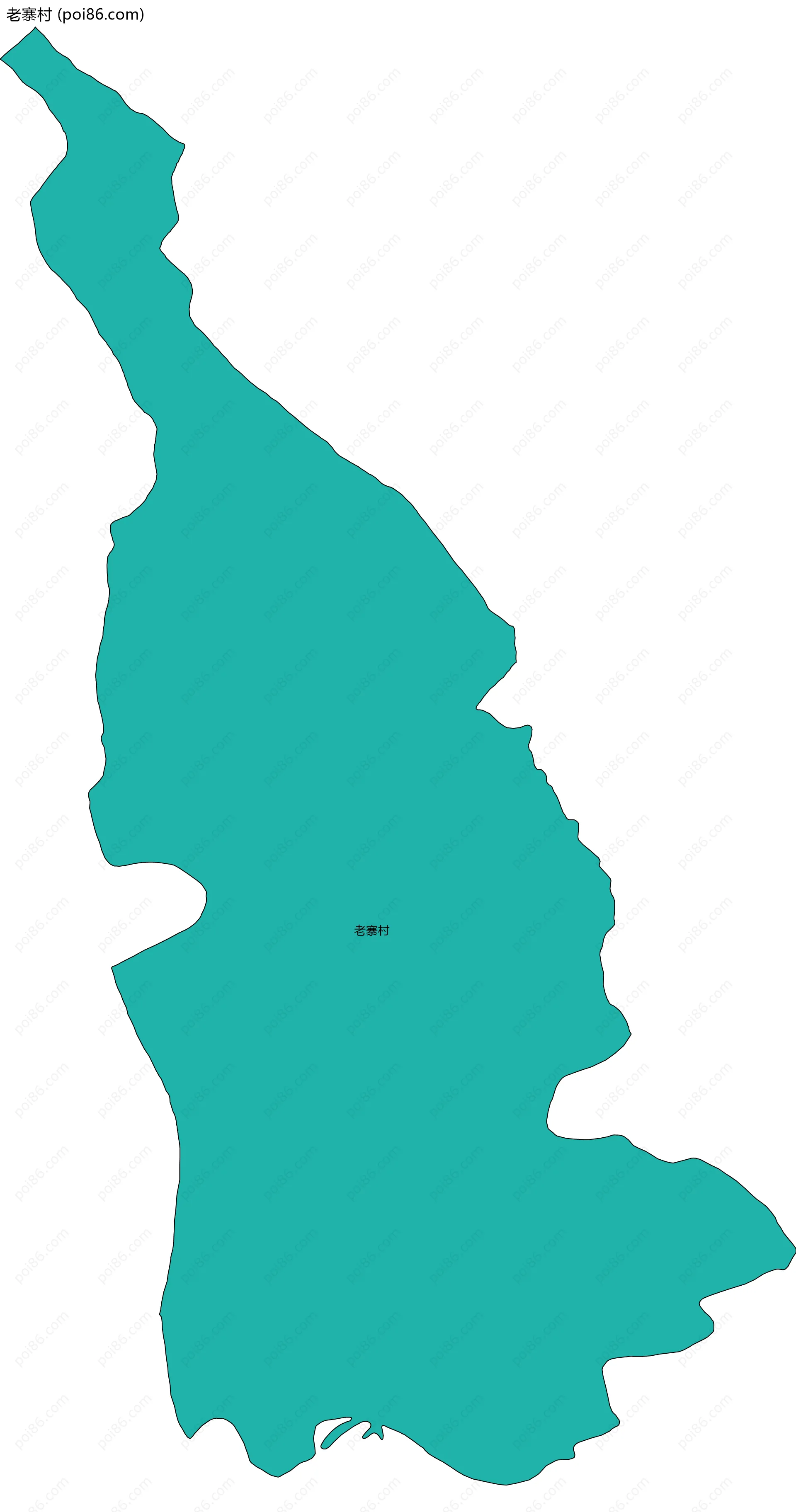 老寨村边界地图